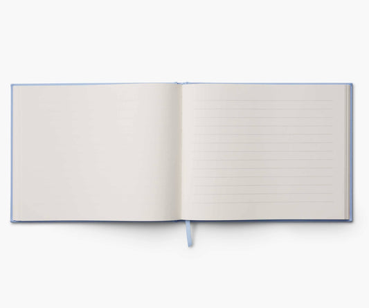 Rifle Paper Co. - Hydrangea Embroidered Fabric Guest Book - Jennie Dots