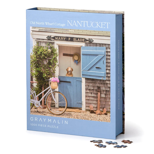 Gray Malin Nantucket 1000 Piece Book Box Puzzle - Jennie Dots