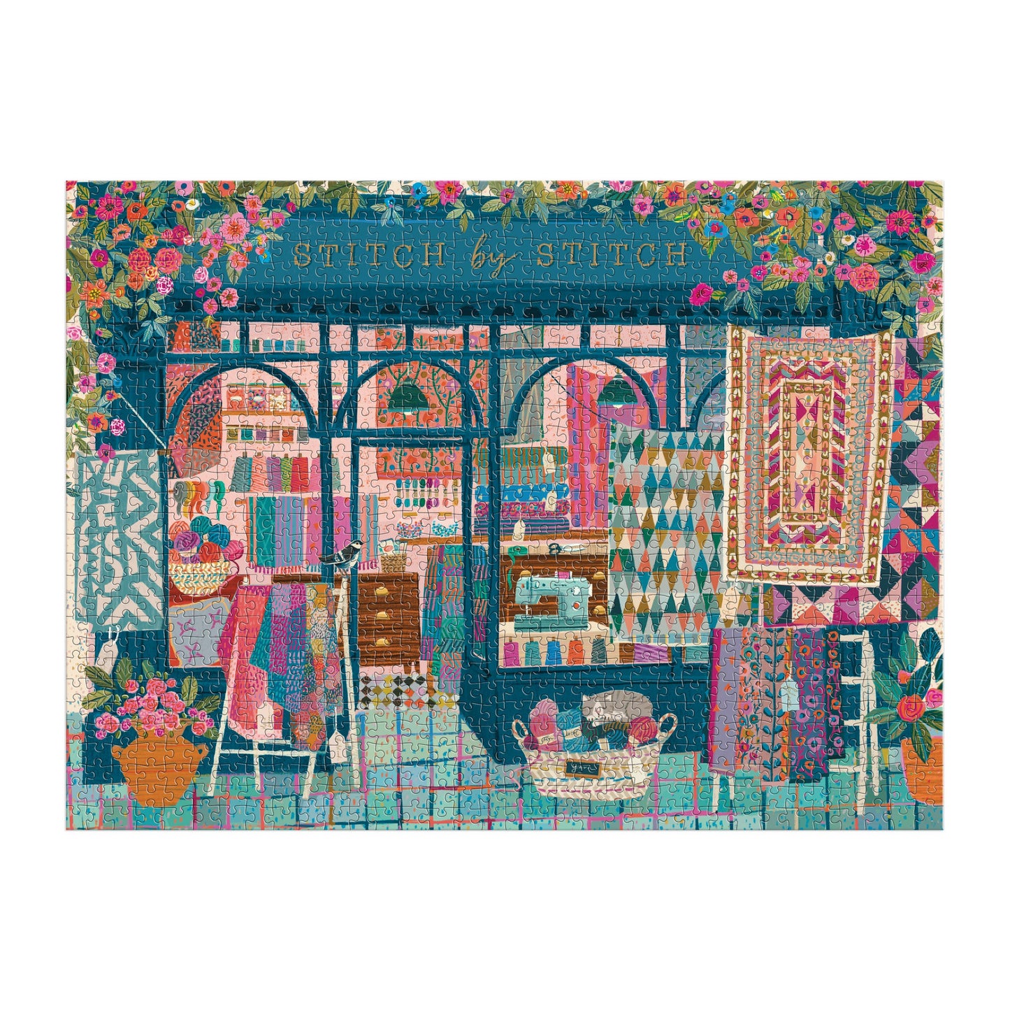 Chronicle Books - Stitch by Stitch 1000 Piece Puzzle