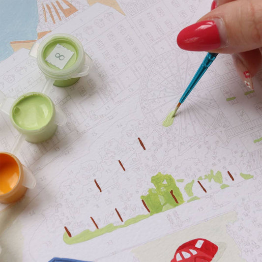 La Petite Épicerie - Number Painting Kit - Spring in Paris by Mabel Sorrentino