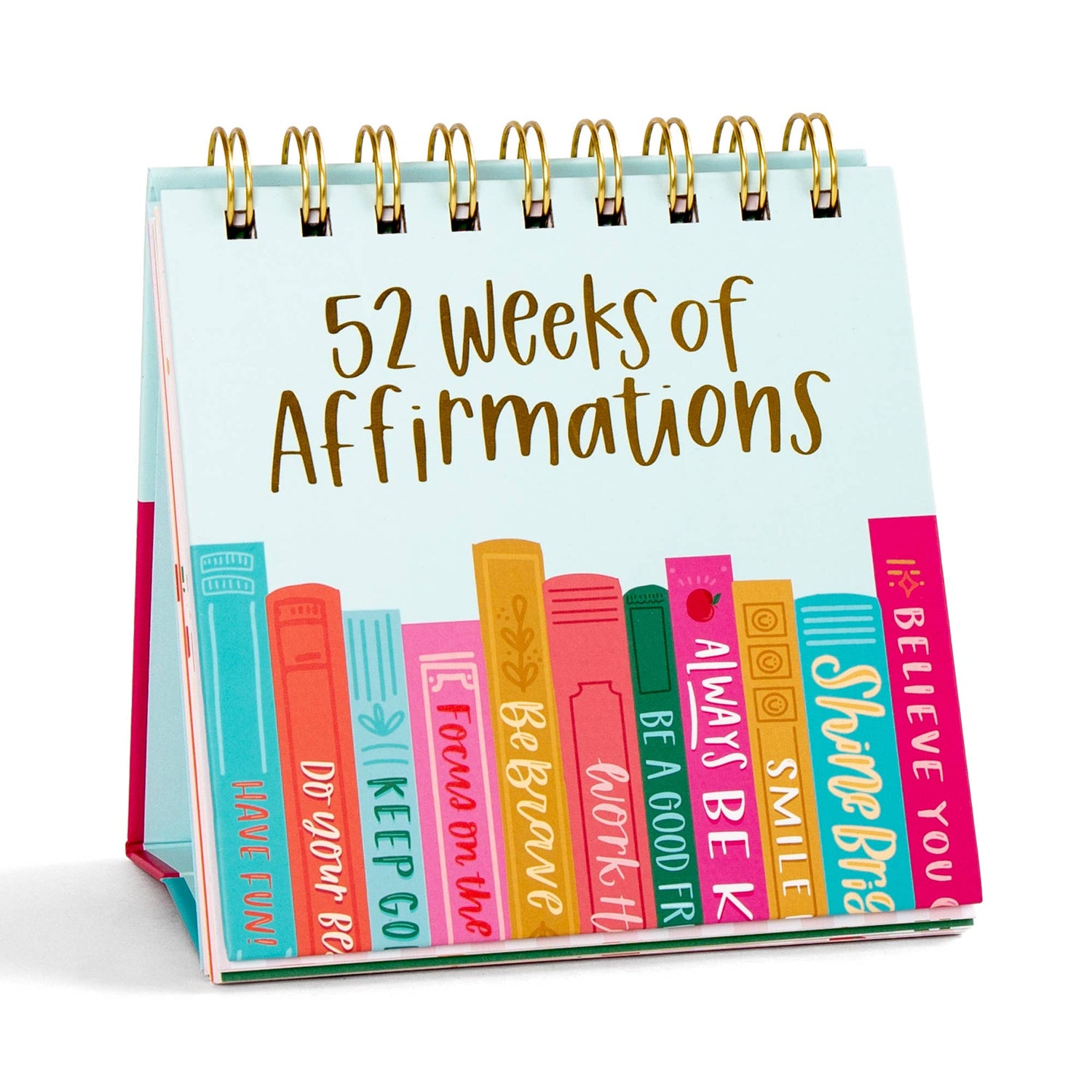 Pippi Post - 52 Weeks of Affirmations - Desk Flip Calendar