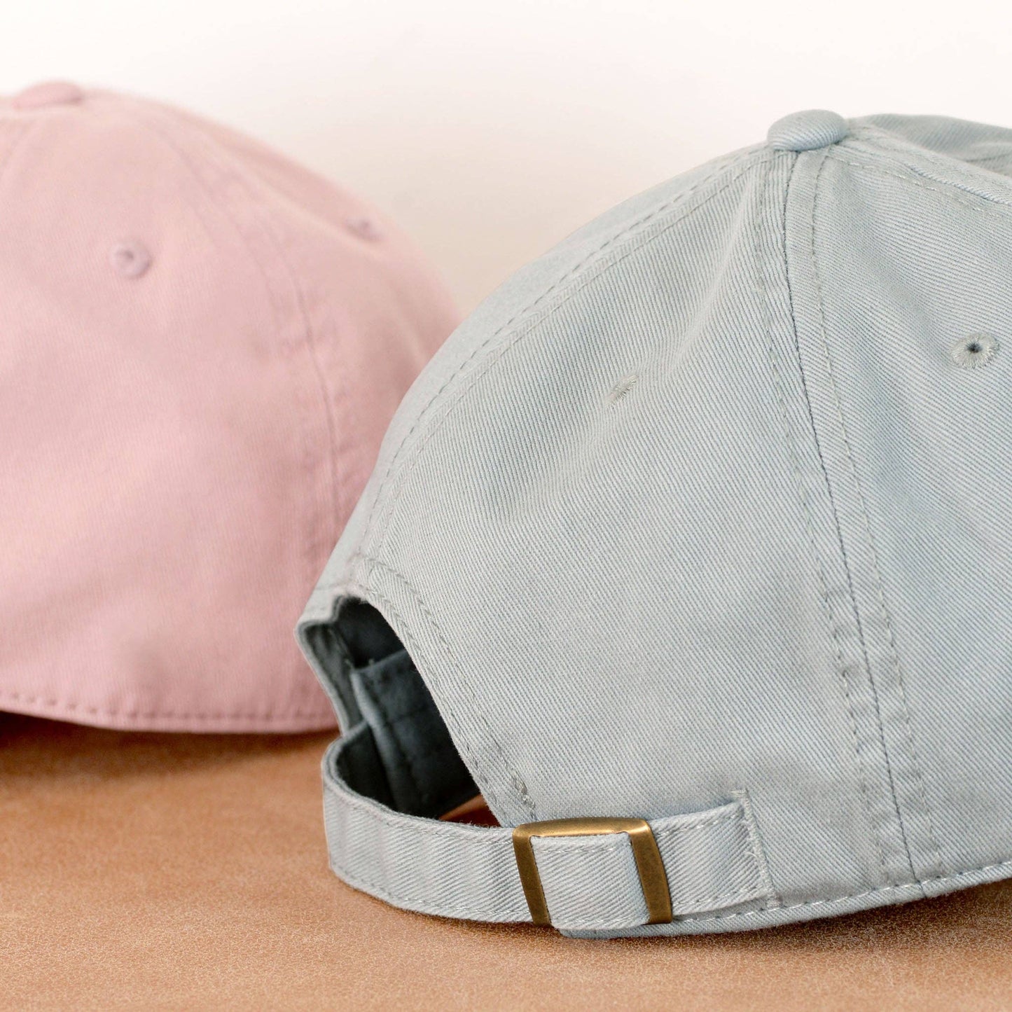 Alphabet Bags - Ice Cream Appreciation Society - Cotton Baseball Cap - Pale Vintage Blue - Jennie Dots