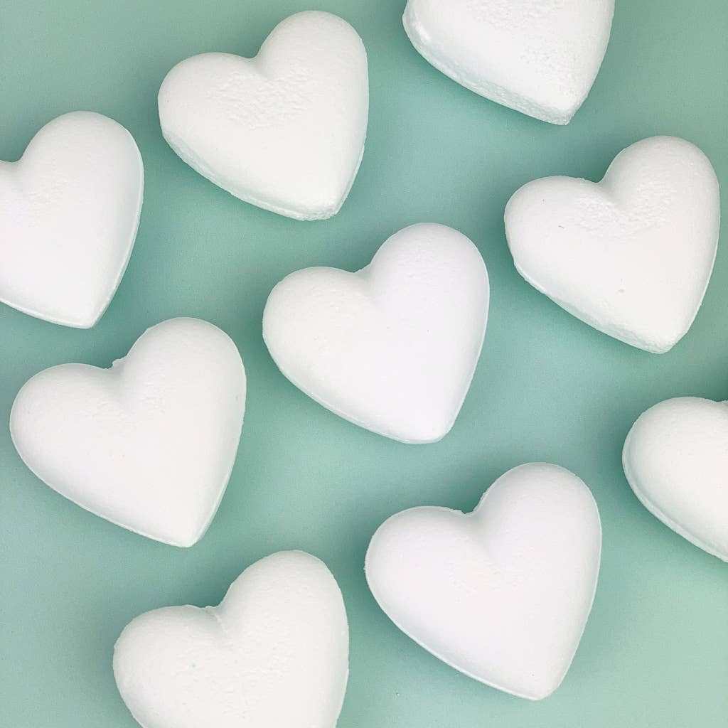 Amazing Heart Shaped Coconut Bath Bomb⎜Luxury Bath Bomb Gift - Jennie Dots