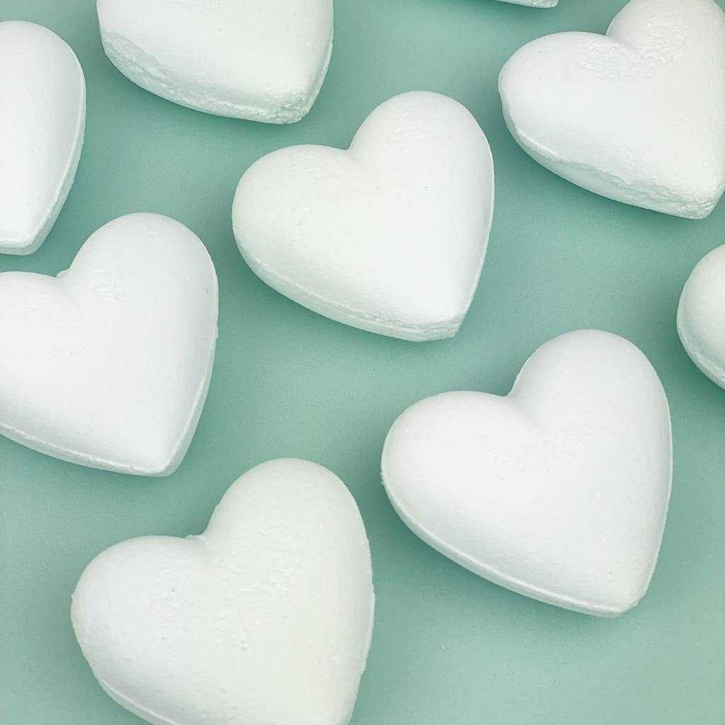 Amazing Heart Shaped Coconut Bath Bomb⎜Luxury Bath Bomb Gift - Jennie Dots