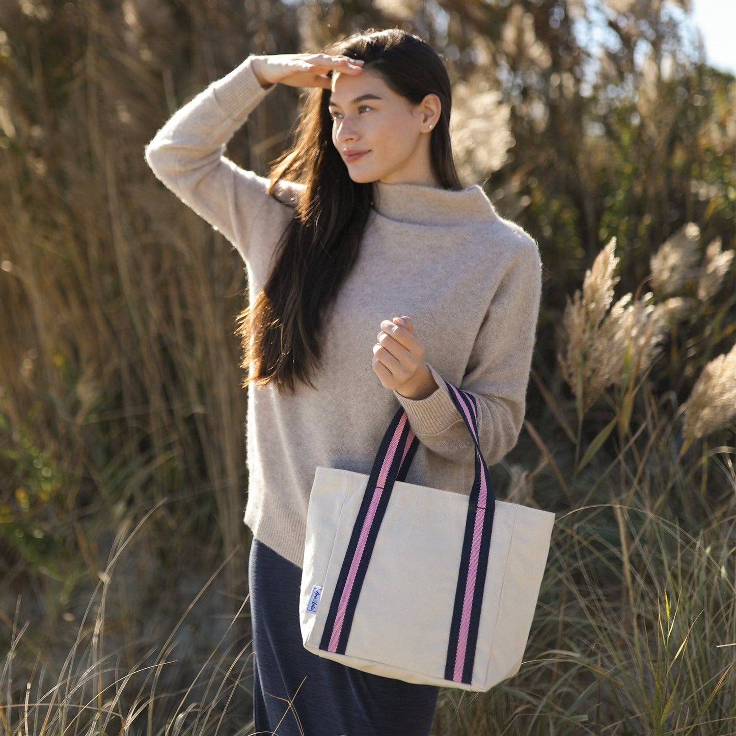 Ame & Lulu - Mini Hamptons Beach Tote - Jennie Dots