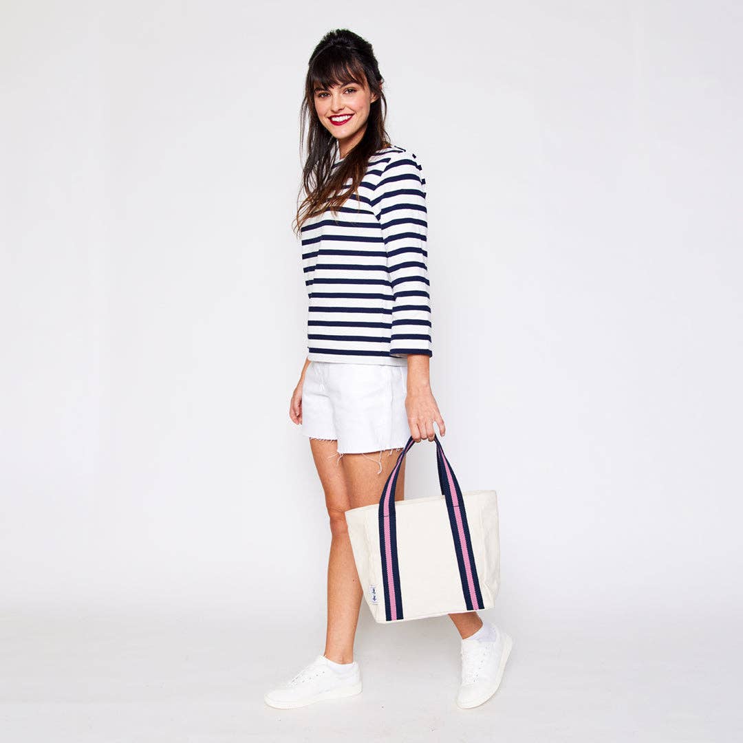 Ame & Lulu - Mini Hamptons Beach Tote - Jennie Dots