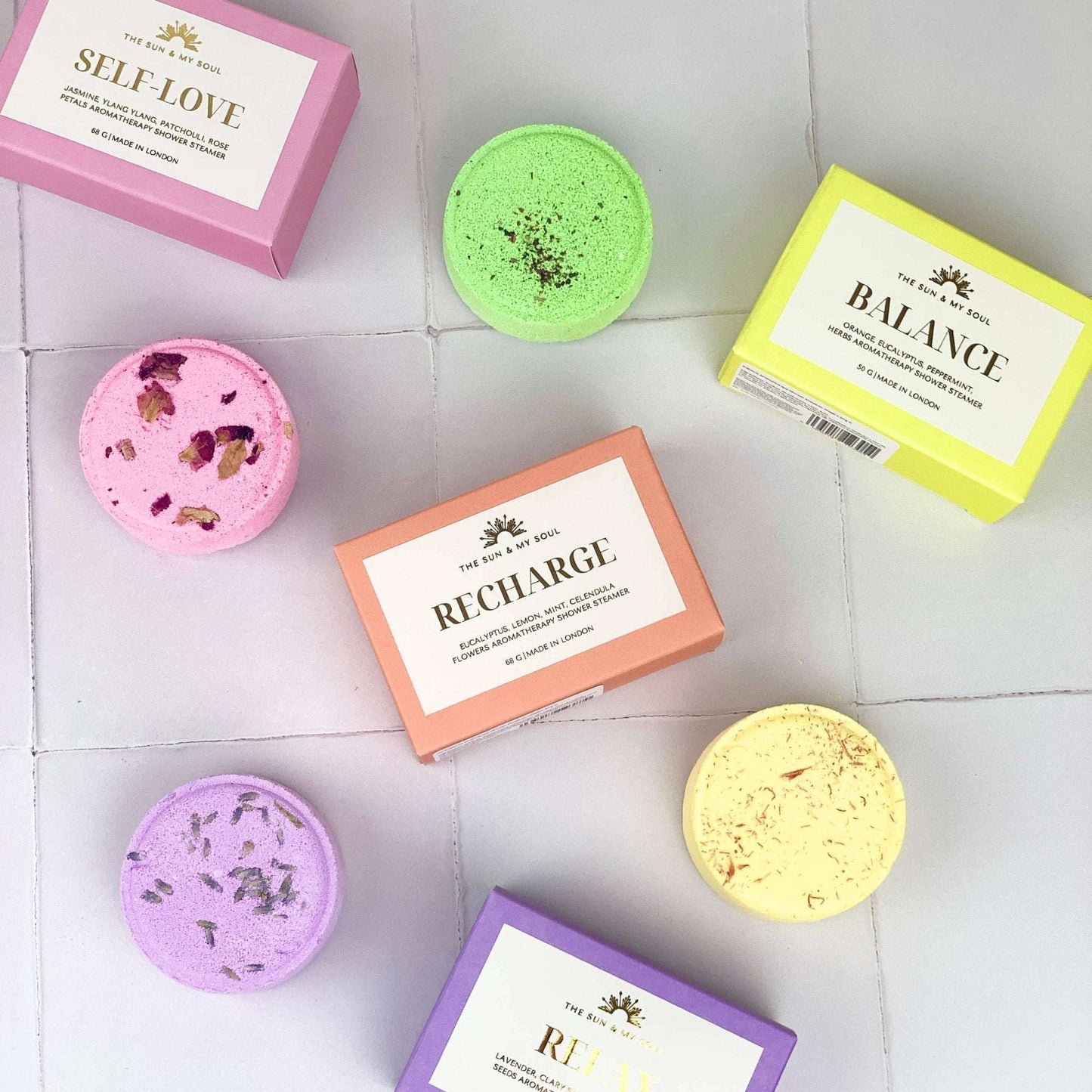 Balance Aromatherapy Shower Steamer⎜Eucalyptus, Citrus Scent - Jennie Dots