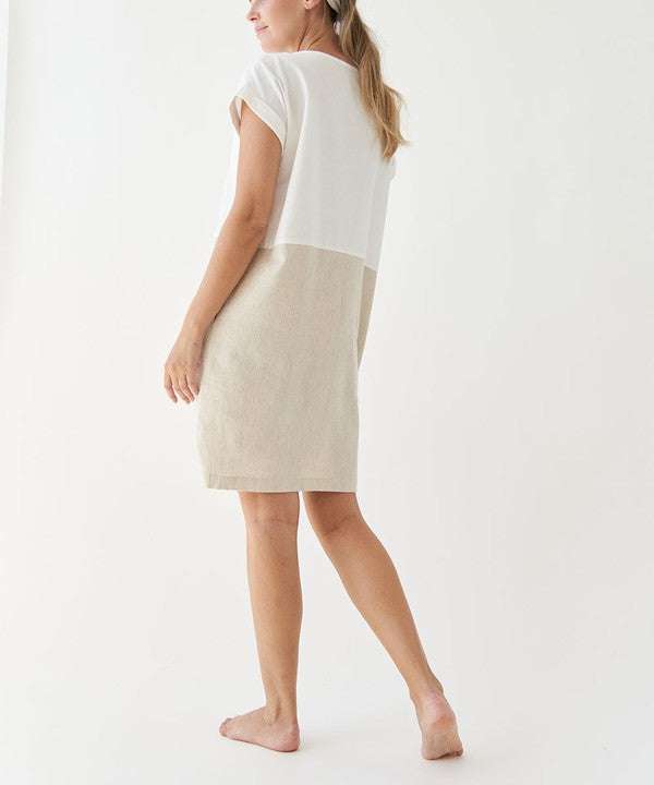 Bamboo Cotton Linen Dress - Jennie Dots