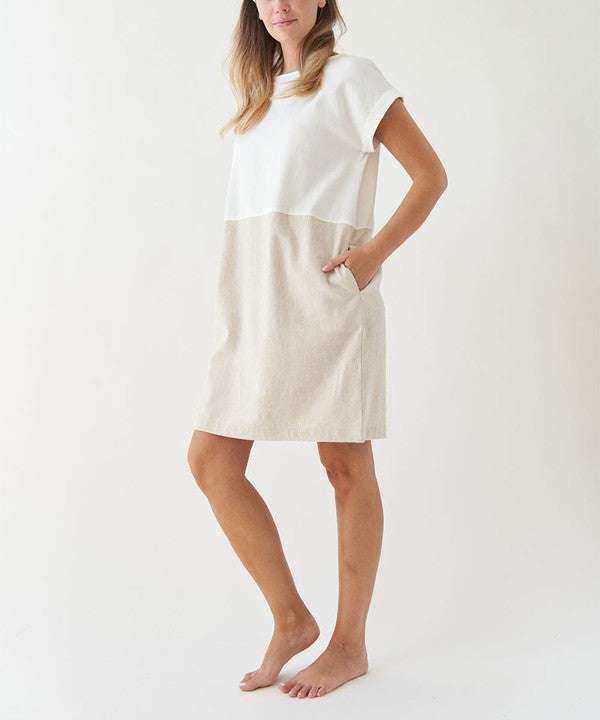 Bamboo Cotton Linen Dress - Jennie Dots