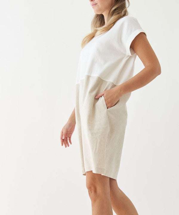 Bamboo Cotton Linen Dress - Jennie Dots