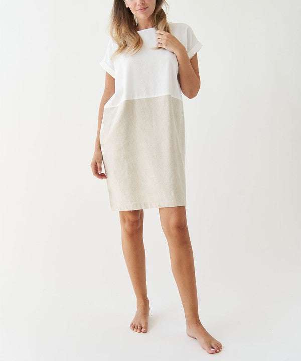 Bamboo Cotton Linen Dress - Jennie Dots