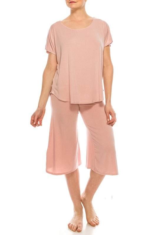 Bamboo Gaucho pants - Jennie Dots