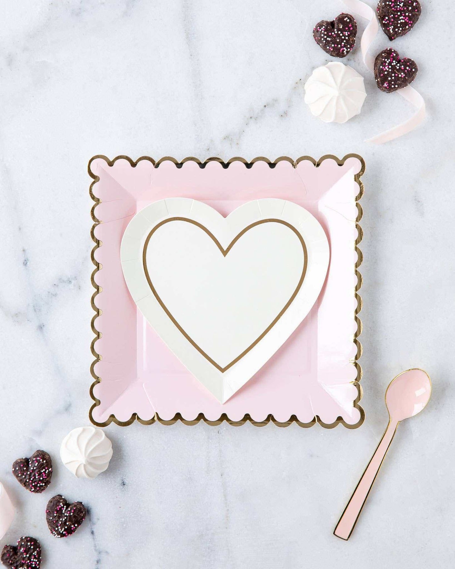 Basic Plates 9" - Blush - Jennie Dots
