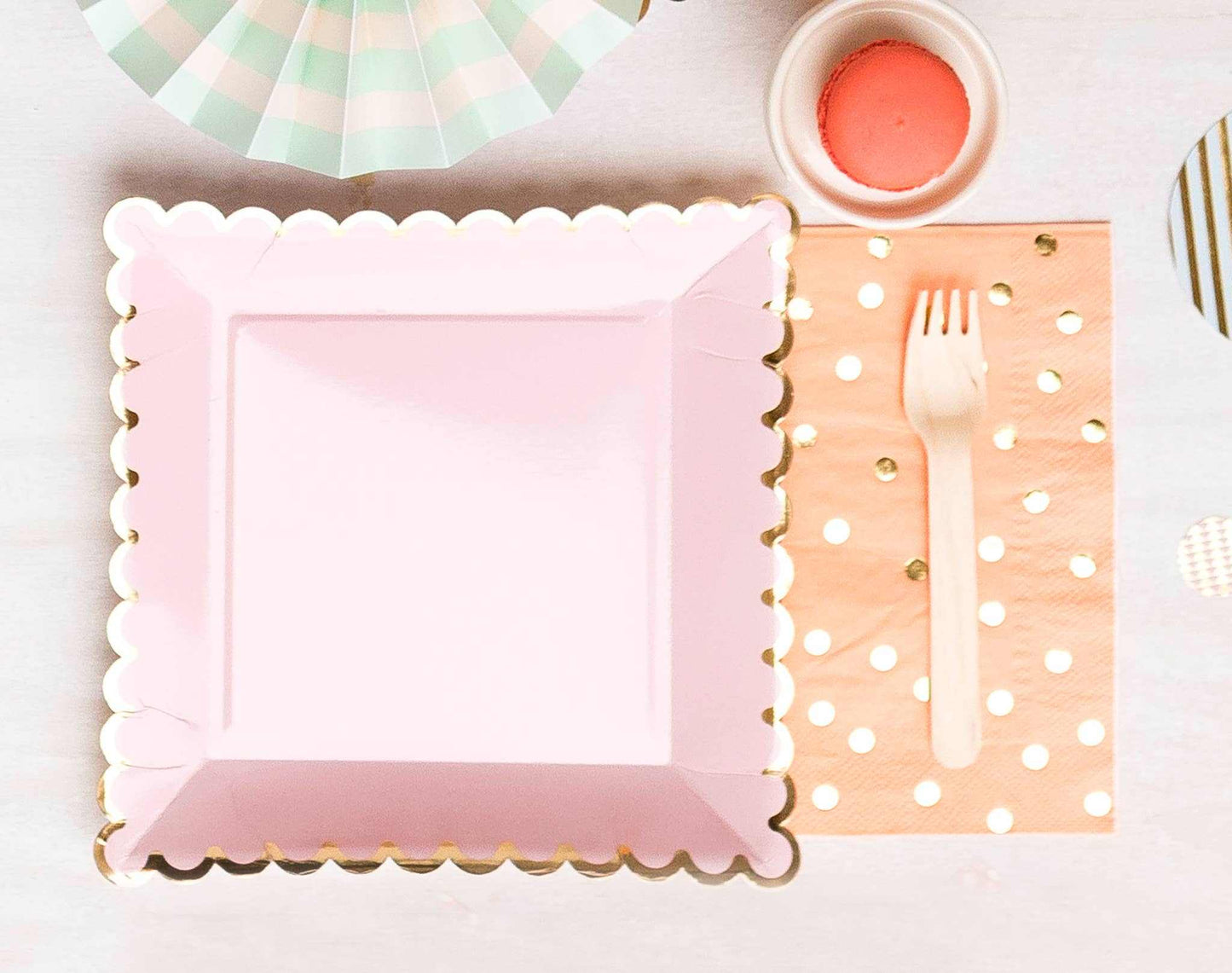 Basic Plates 9" - Blush - Jennie Dots