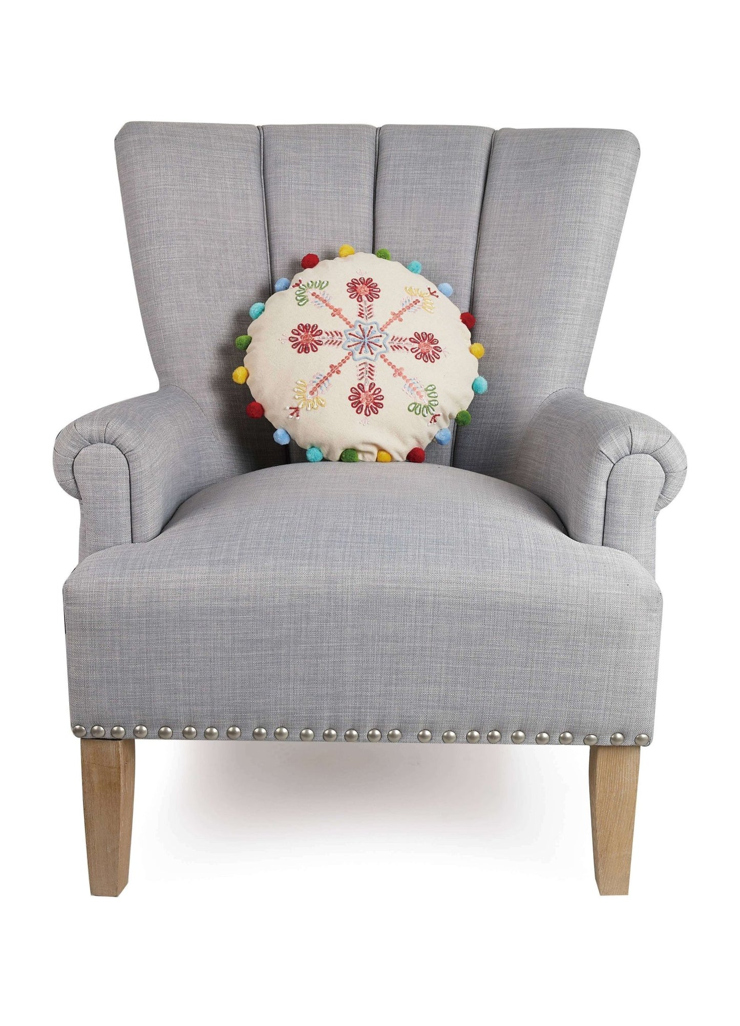 Boho Embroidered Pillow - Jennie Dots