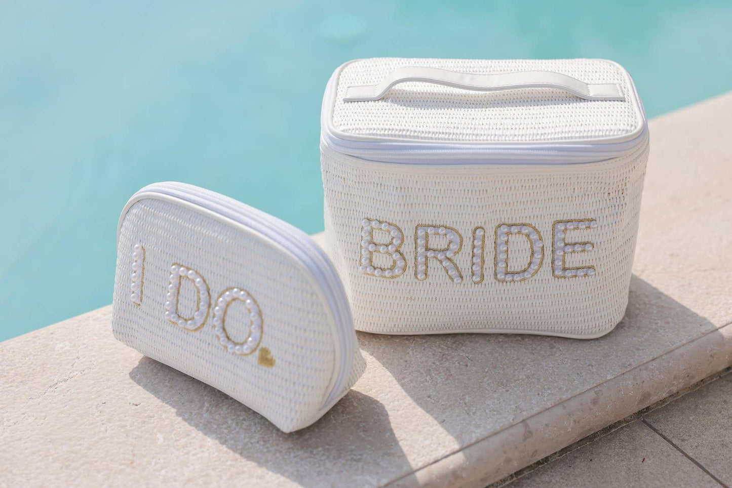 "Bride” Cosmetic Case - Jennie Dots