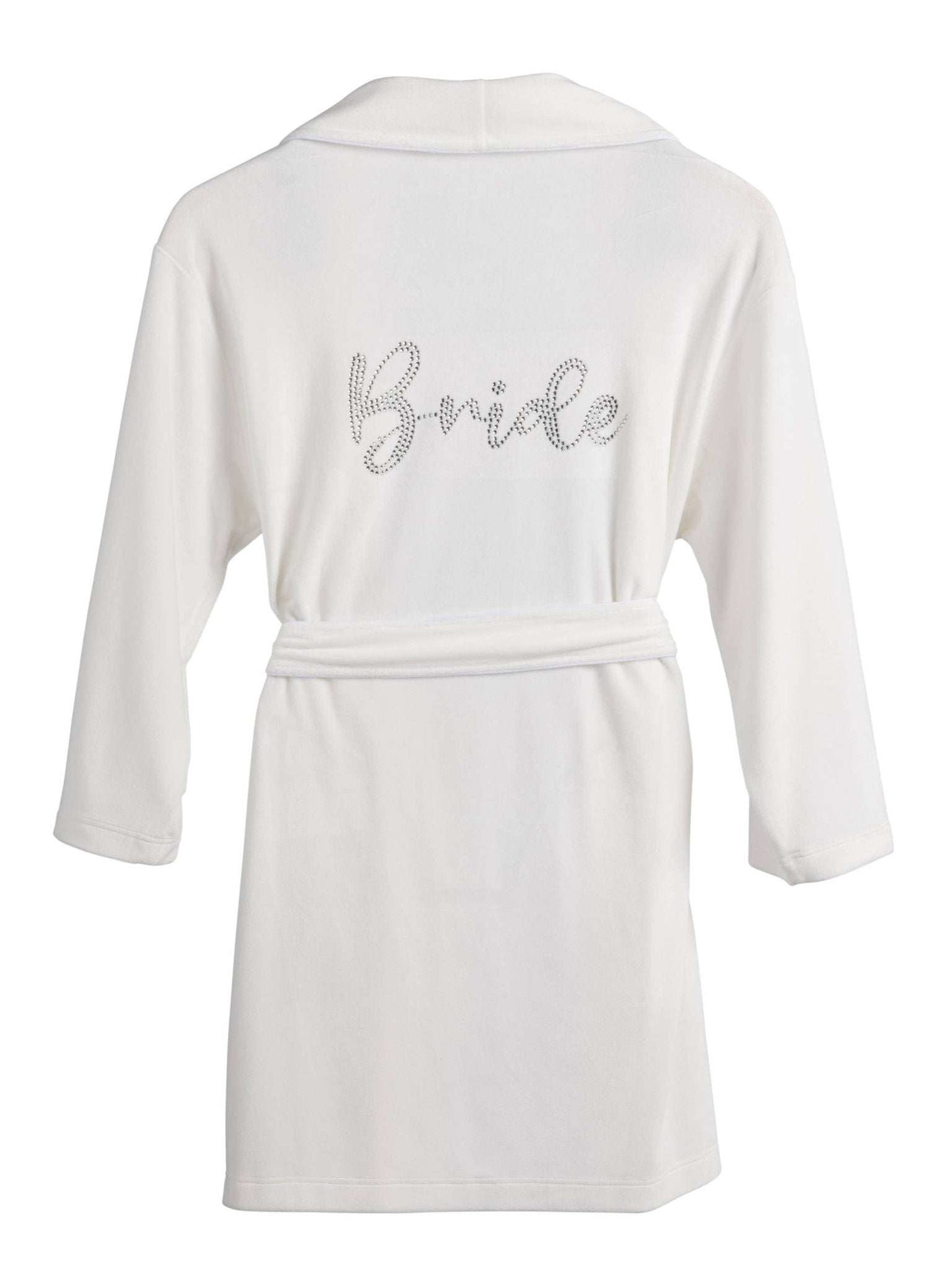 "Bride” Plush Robe - Jennie Dots
