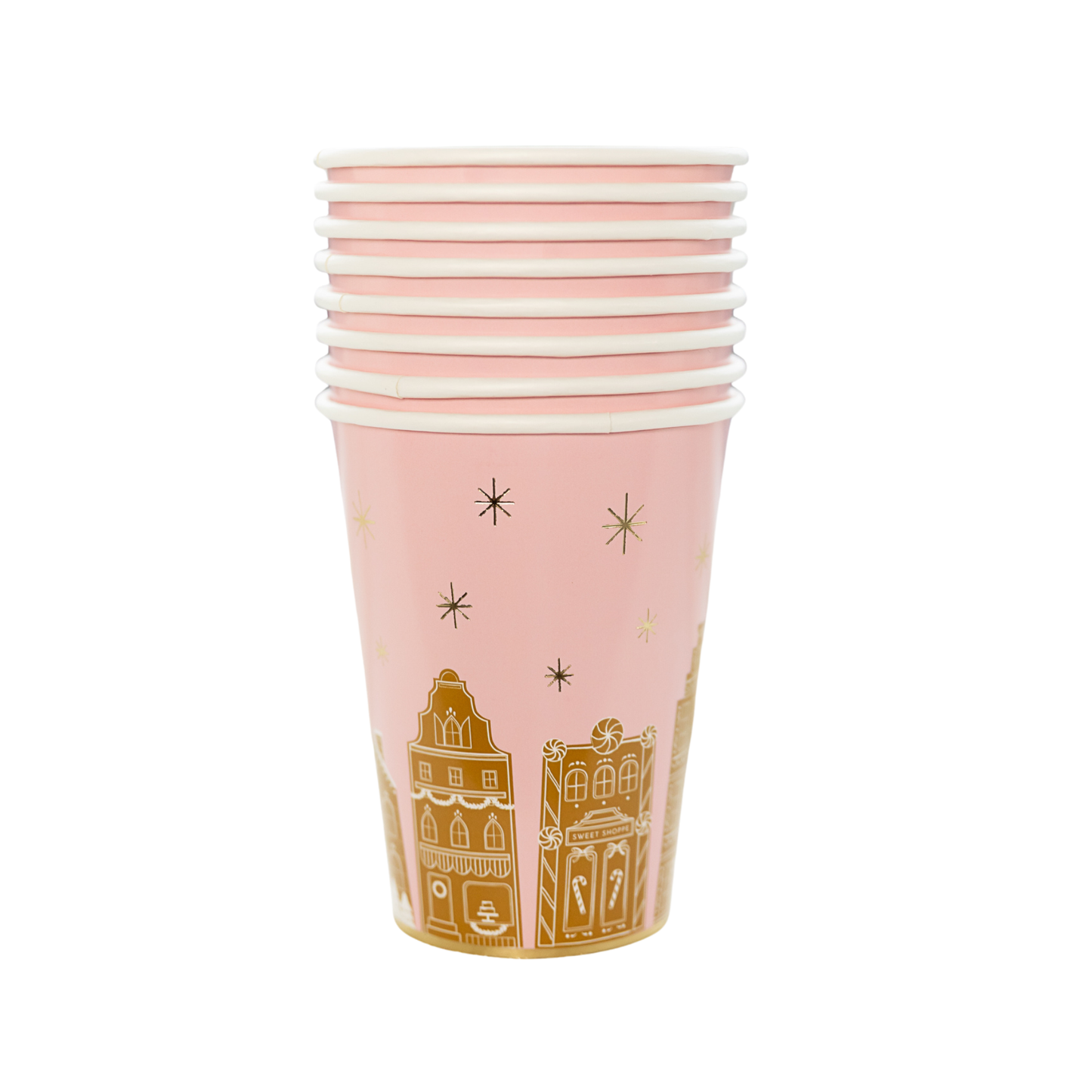 Bonjour Fête - PINK GINGERBREAD CUPS