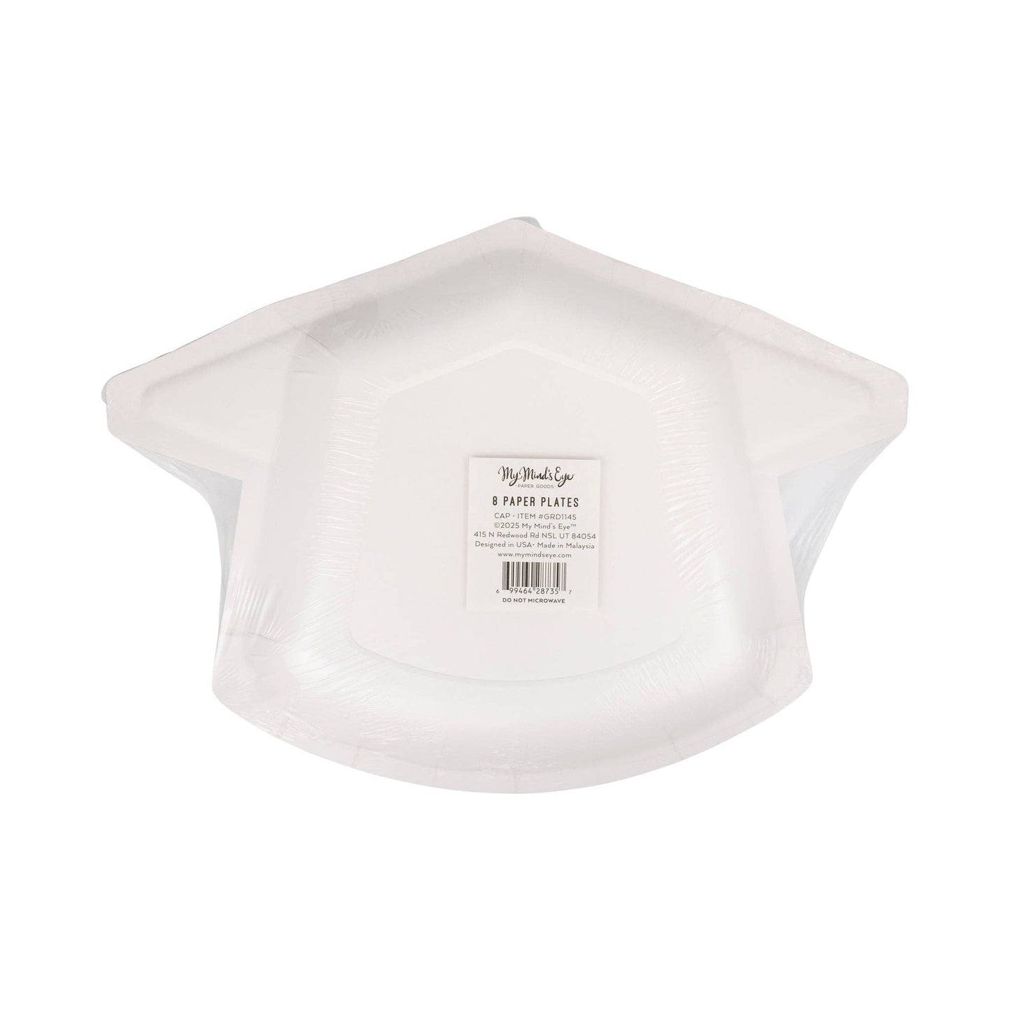 Cap Shaped Plate - Jennie Dots