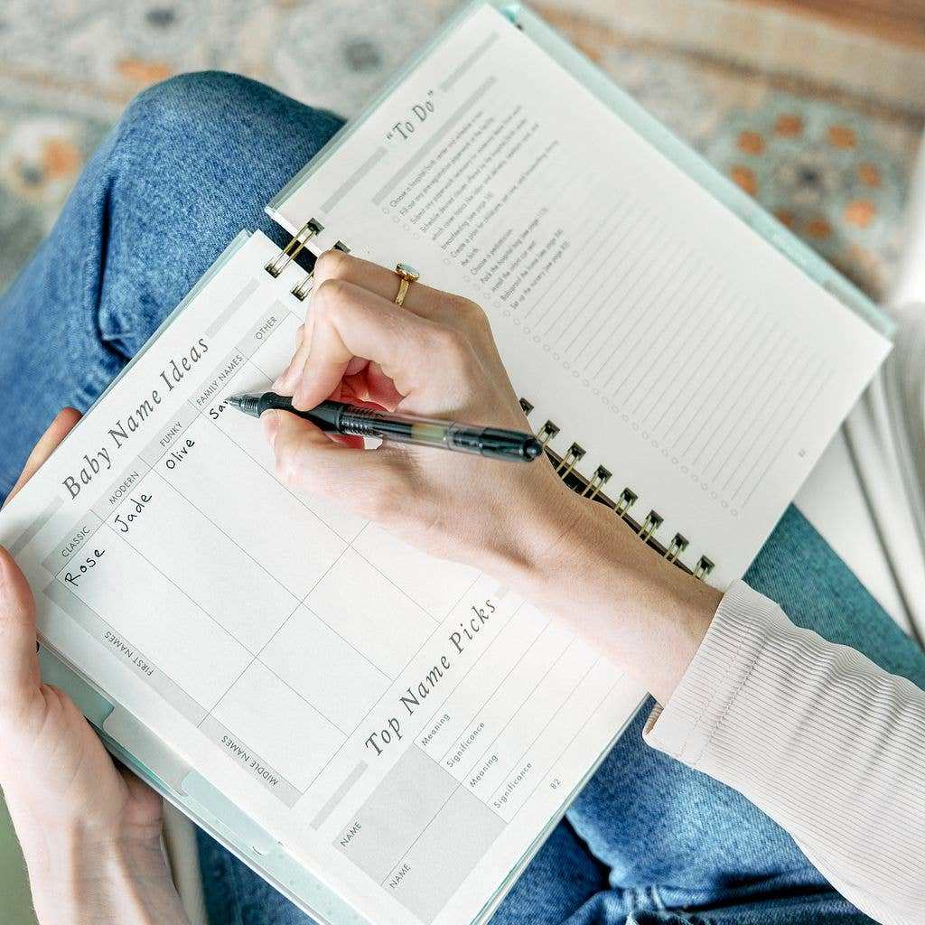 Countdown to Baby Undated Pregnancy Planner - Jennie Dots