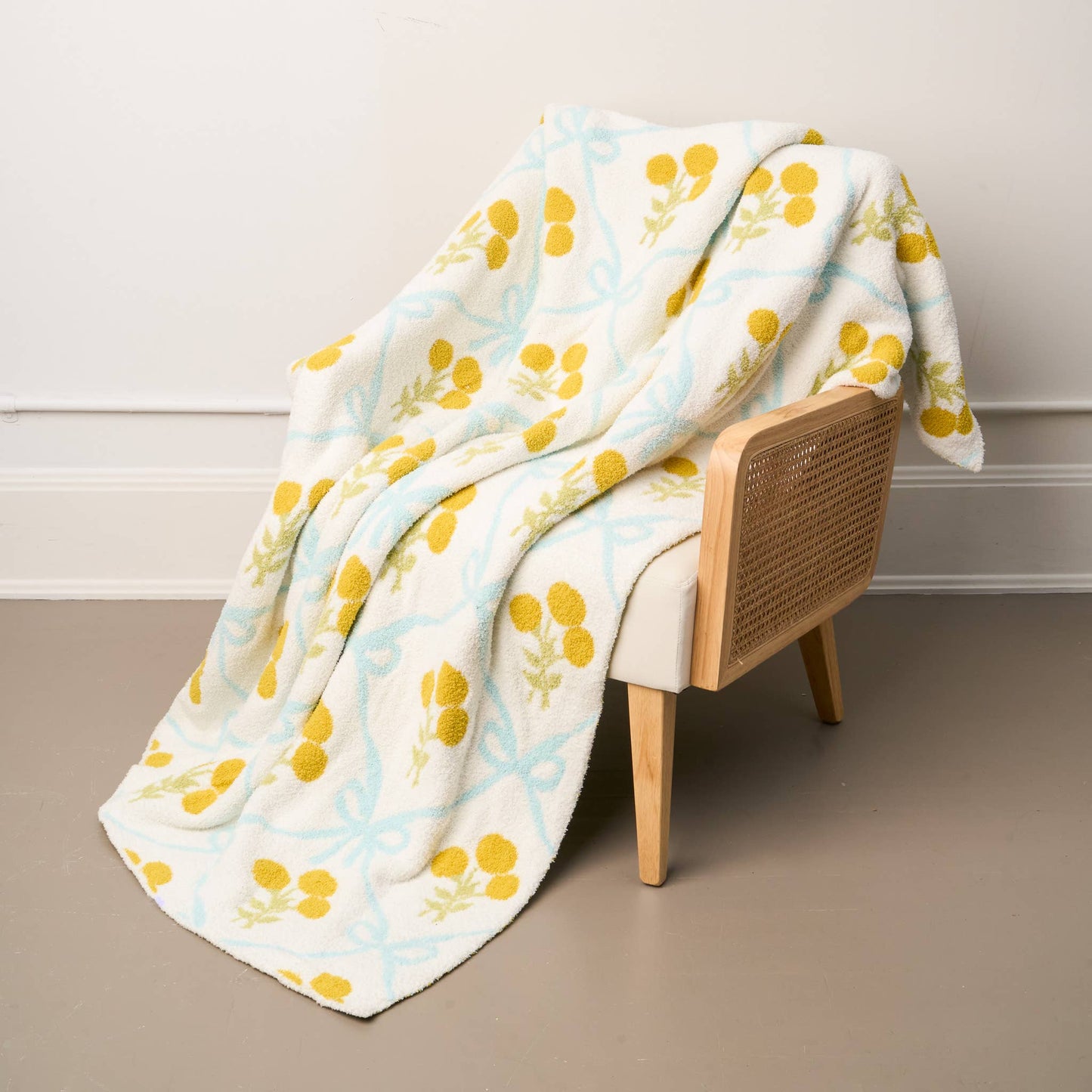 Cozy Dreams Luxe Blanket - Marigold Lane Blue - Jennie Dots