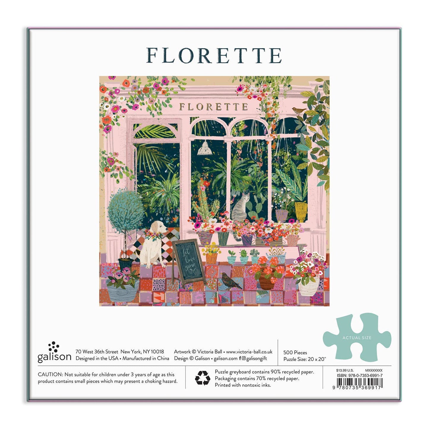 Chronicle Books - Florette 500 Piece Puzzle