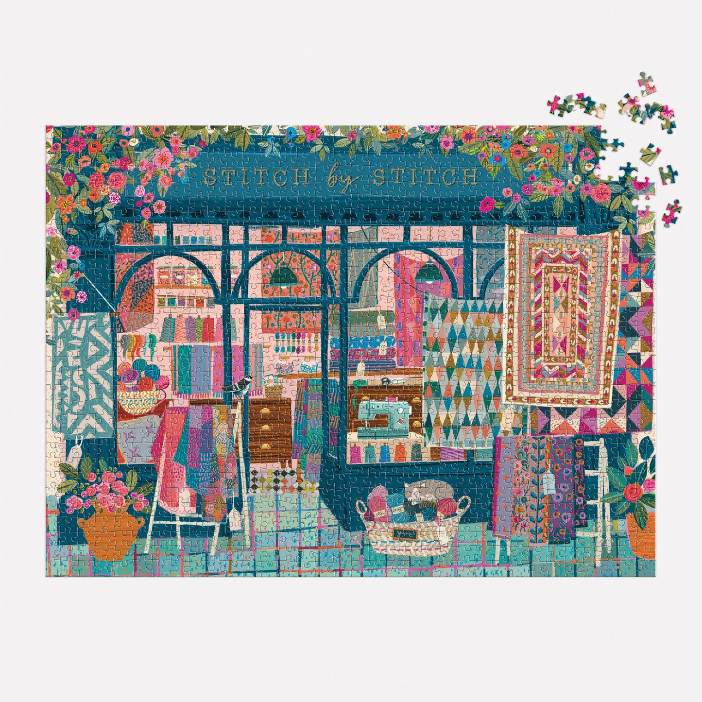 Chronicle Books - Stitch by Stitch 1000 Piece Puzzle