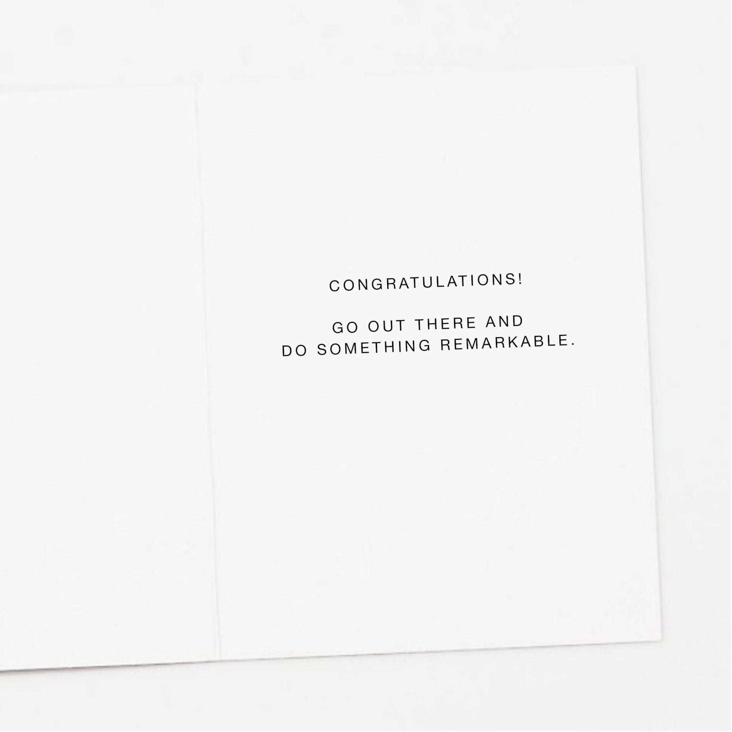 Destined for Greatness Lion Graduation Card - Jennie Dots