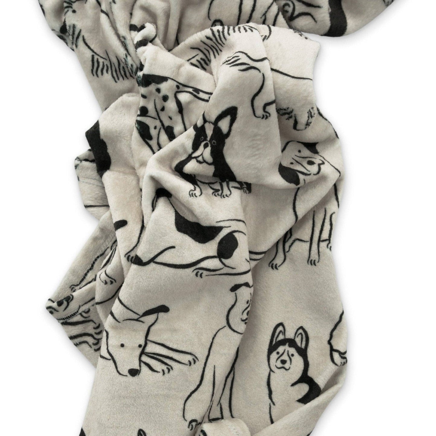 Ellie Sue - Good Dog Double Sided Throw Blanket - Jennie Dots