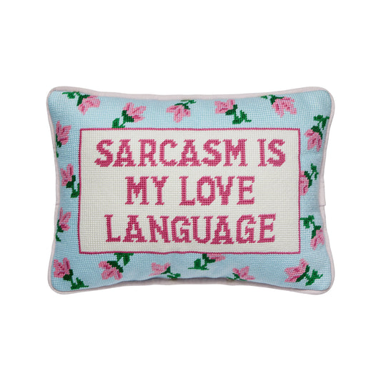 Peking Handicraft - Sarcasm's My Love  Embroidered Pillow