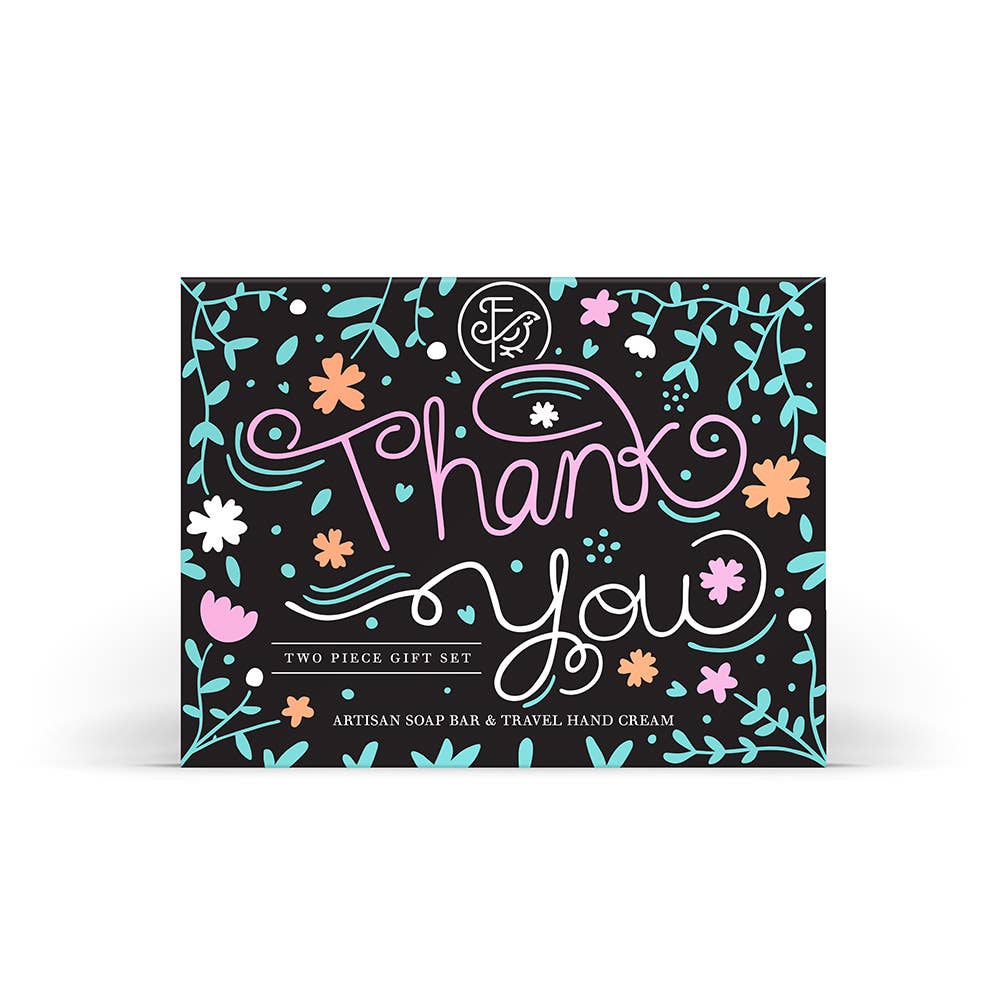 FinchBerry - Thank You 2 Pc Bath & Body Gift Set - Jennie Dots