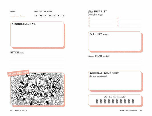 Fuck This Shitshow Journal - Jennie Dots