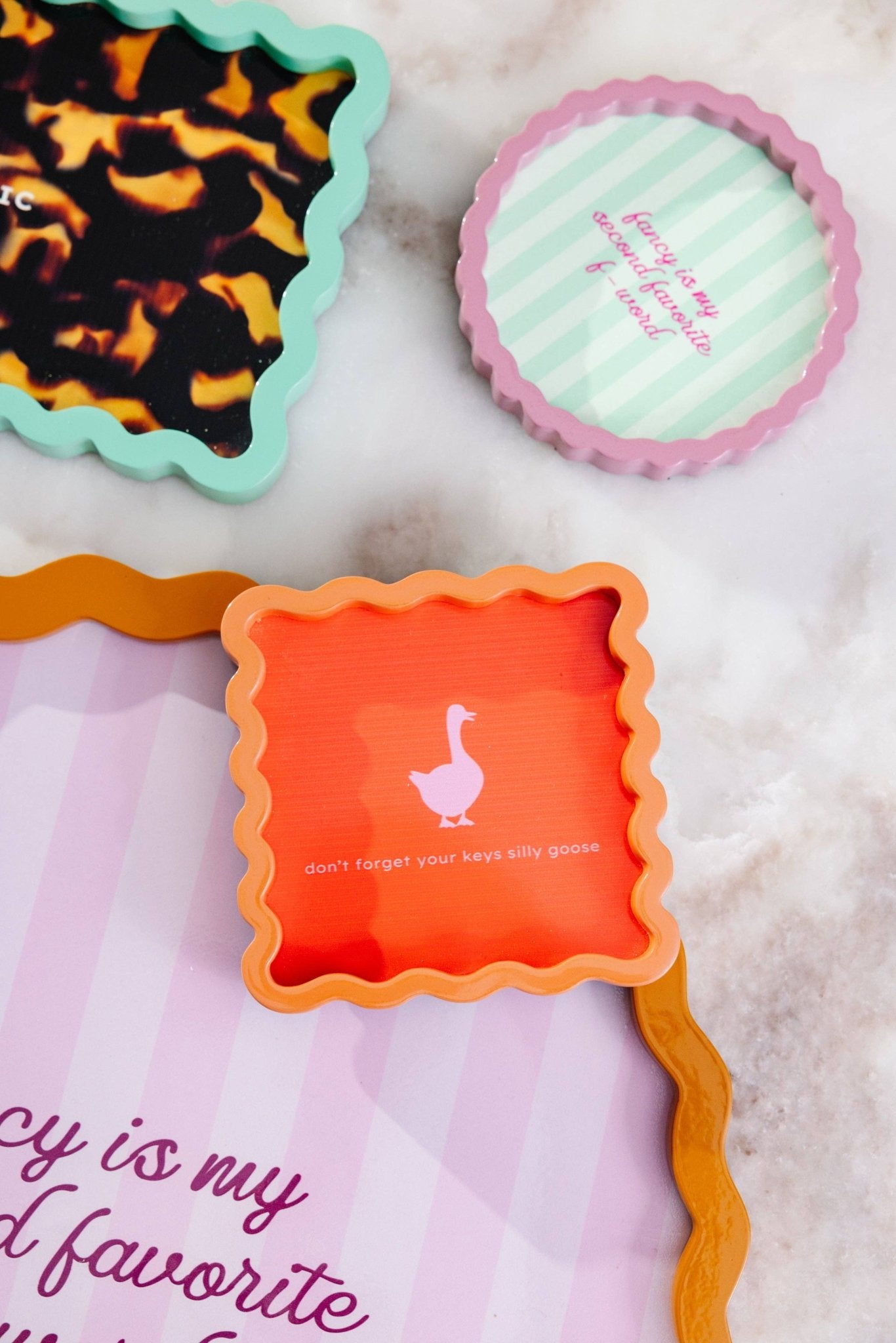 Furbish Studio - Silly Goose Lacquer Tray - Jennie Dots