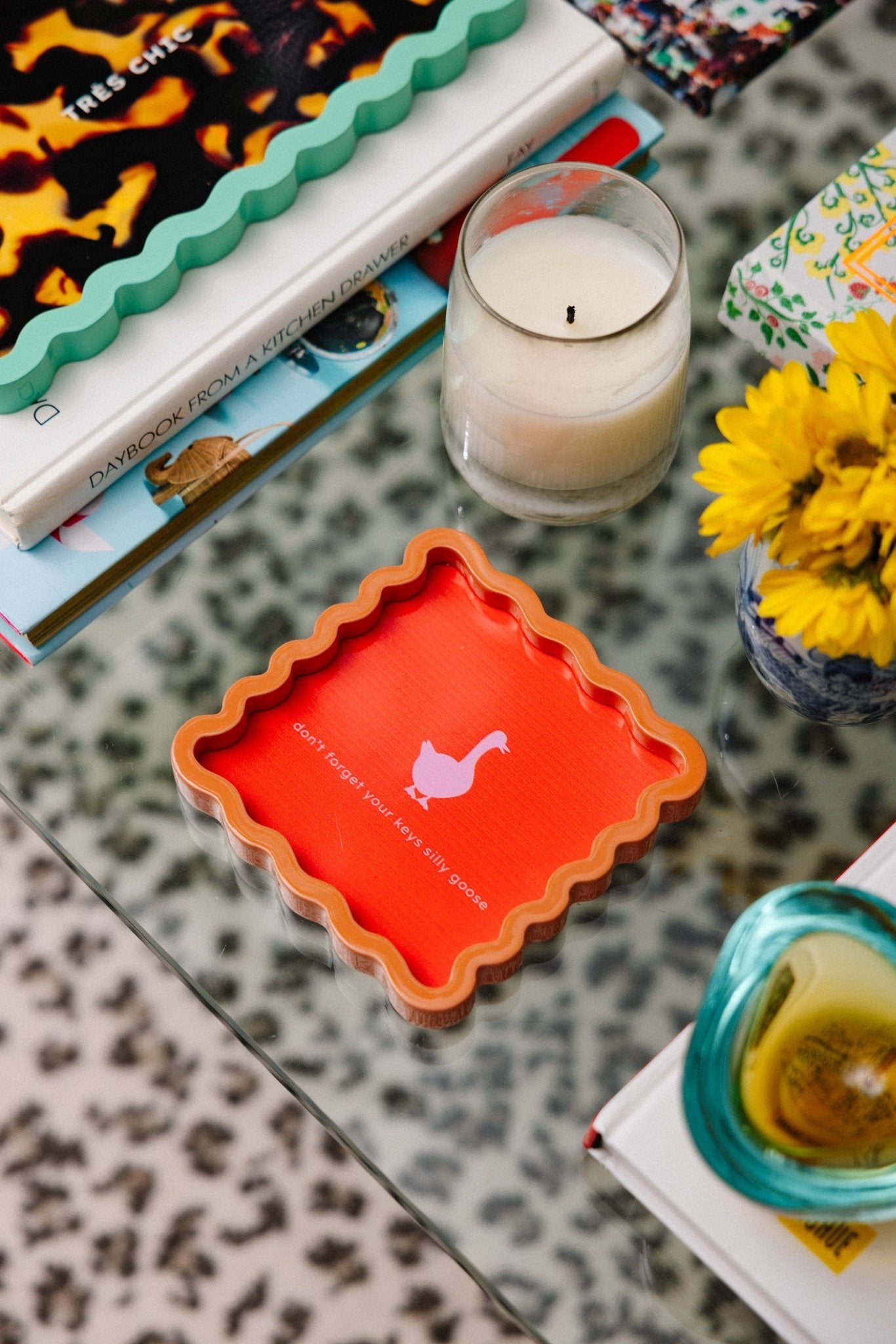 Furbish Studio - Silly Goose Lacquer Tray - Jennie Dots