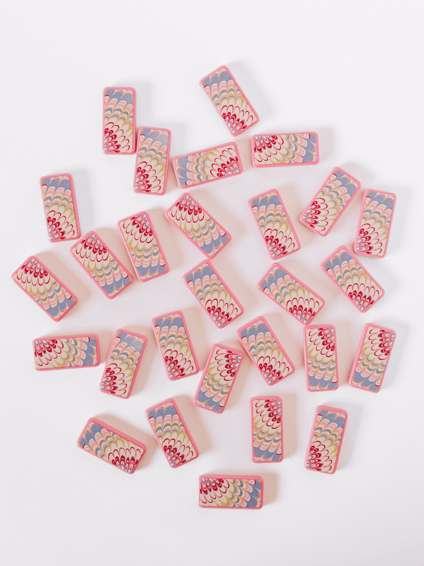 Good Juju Ink - Marbled Colors Domino Set - Jennie Dots