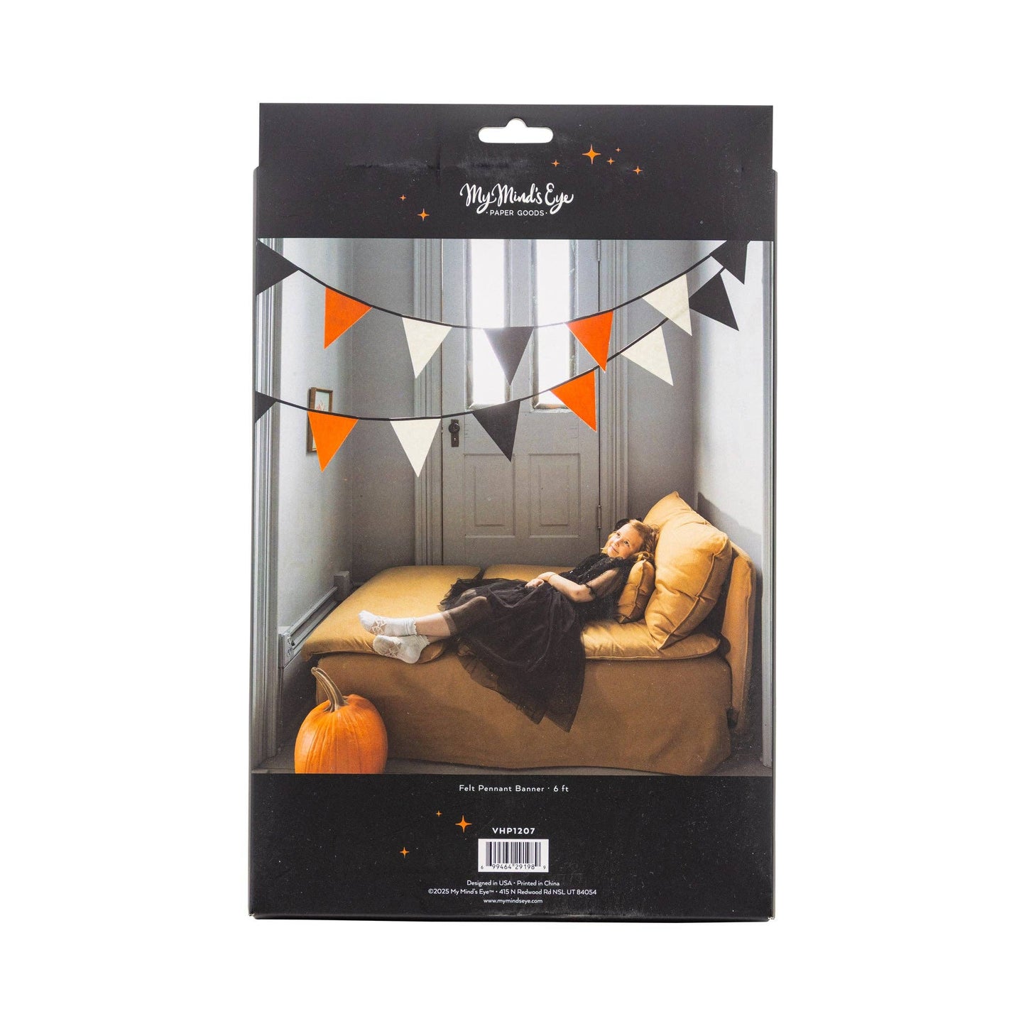Halloween Felt Pennant Banner - Jennie Dots