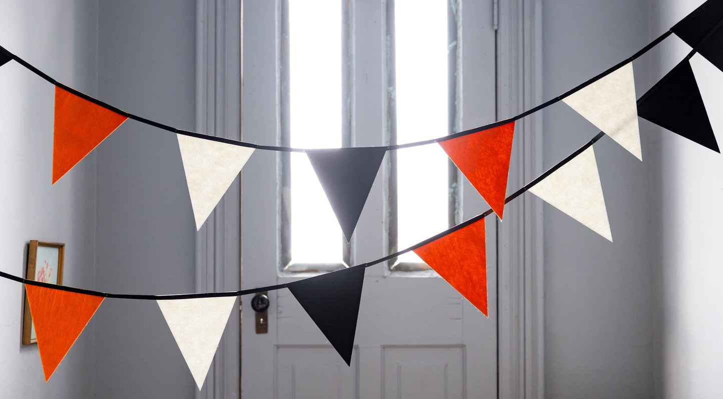 Halloween Felt Pennant Banner - Jennie Dots