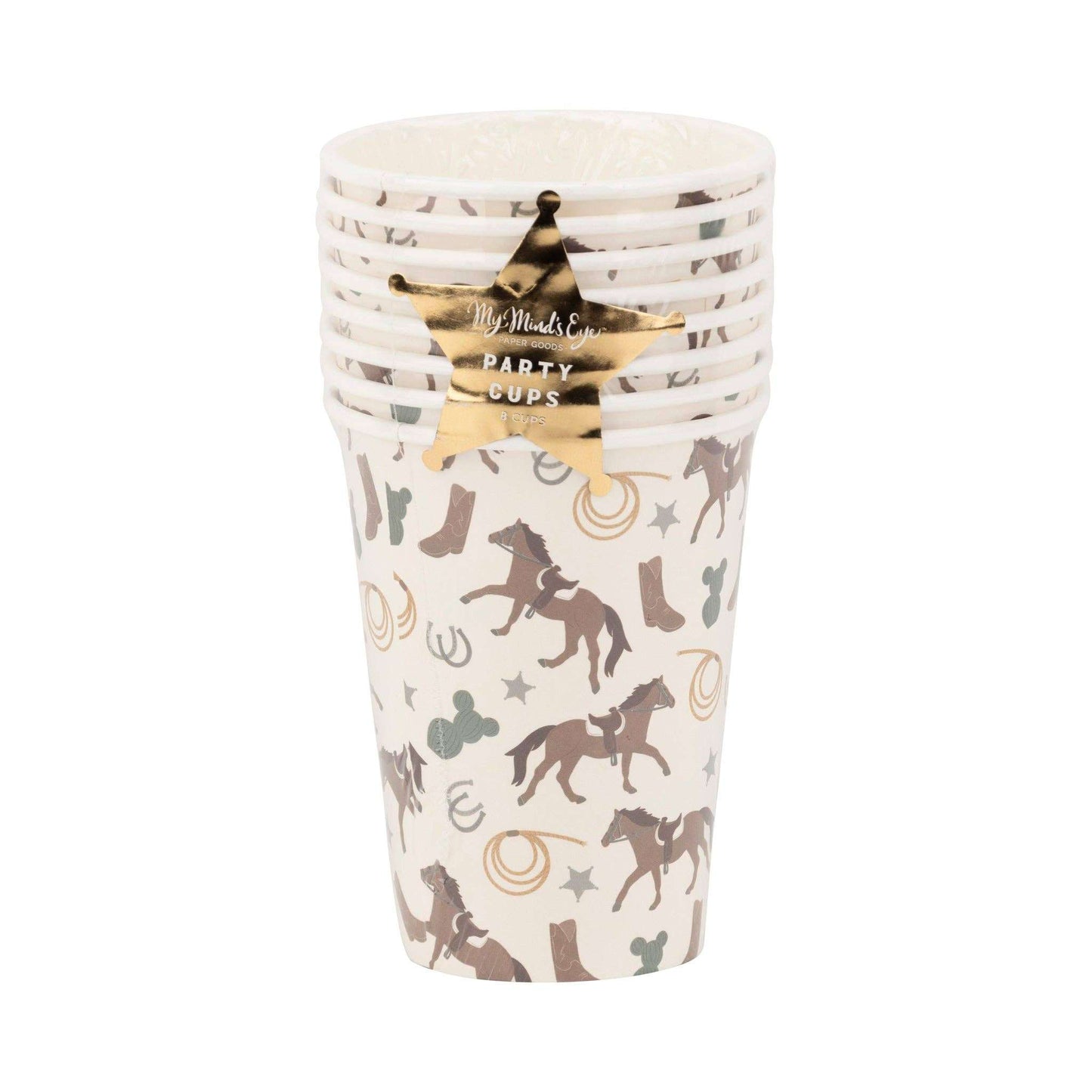 Howdy Paper Party Cups - Jennie Dots