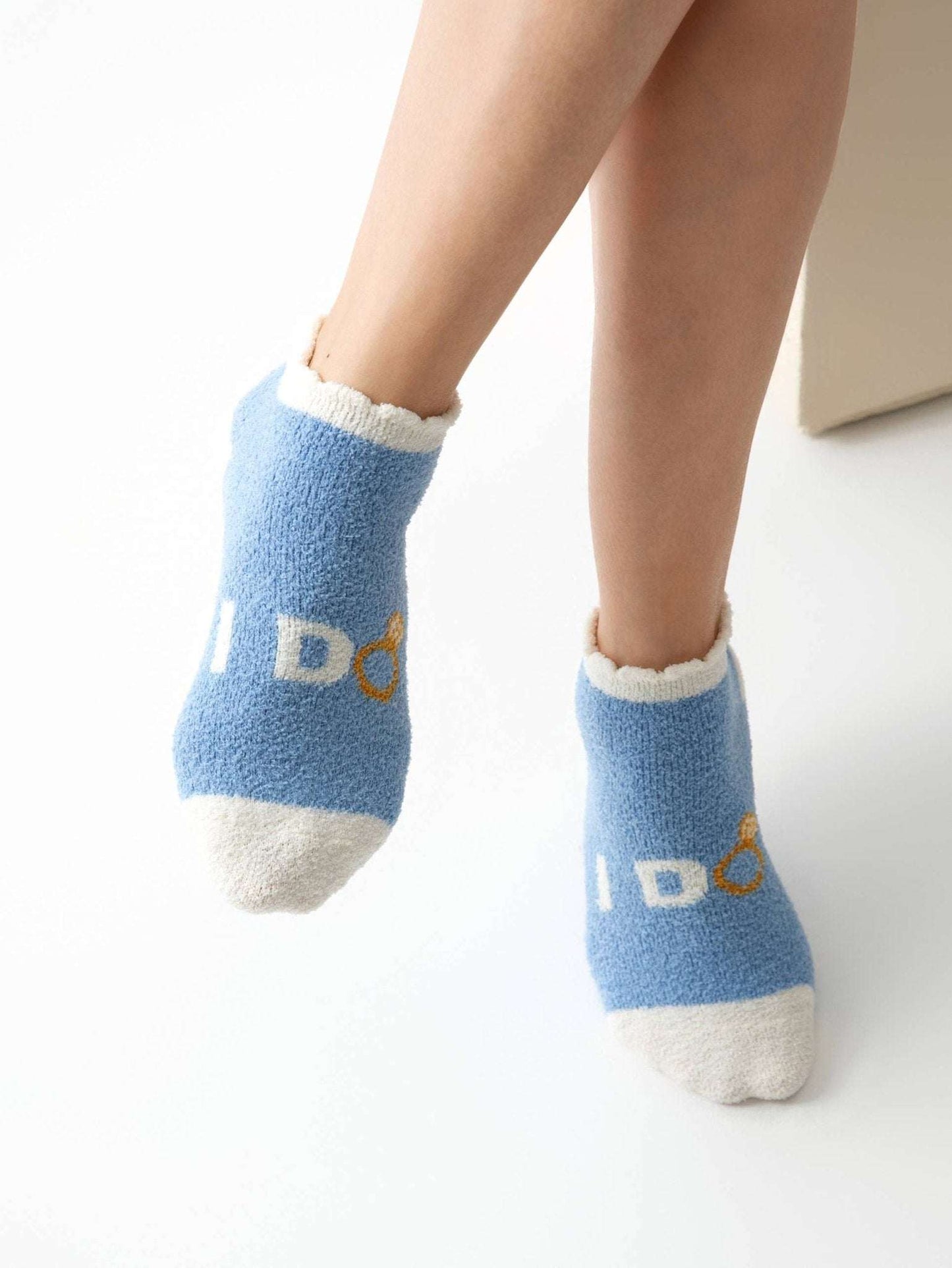 "I DO" Home Socks - Jennie Dots