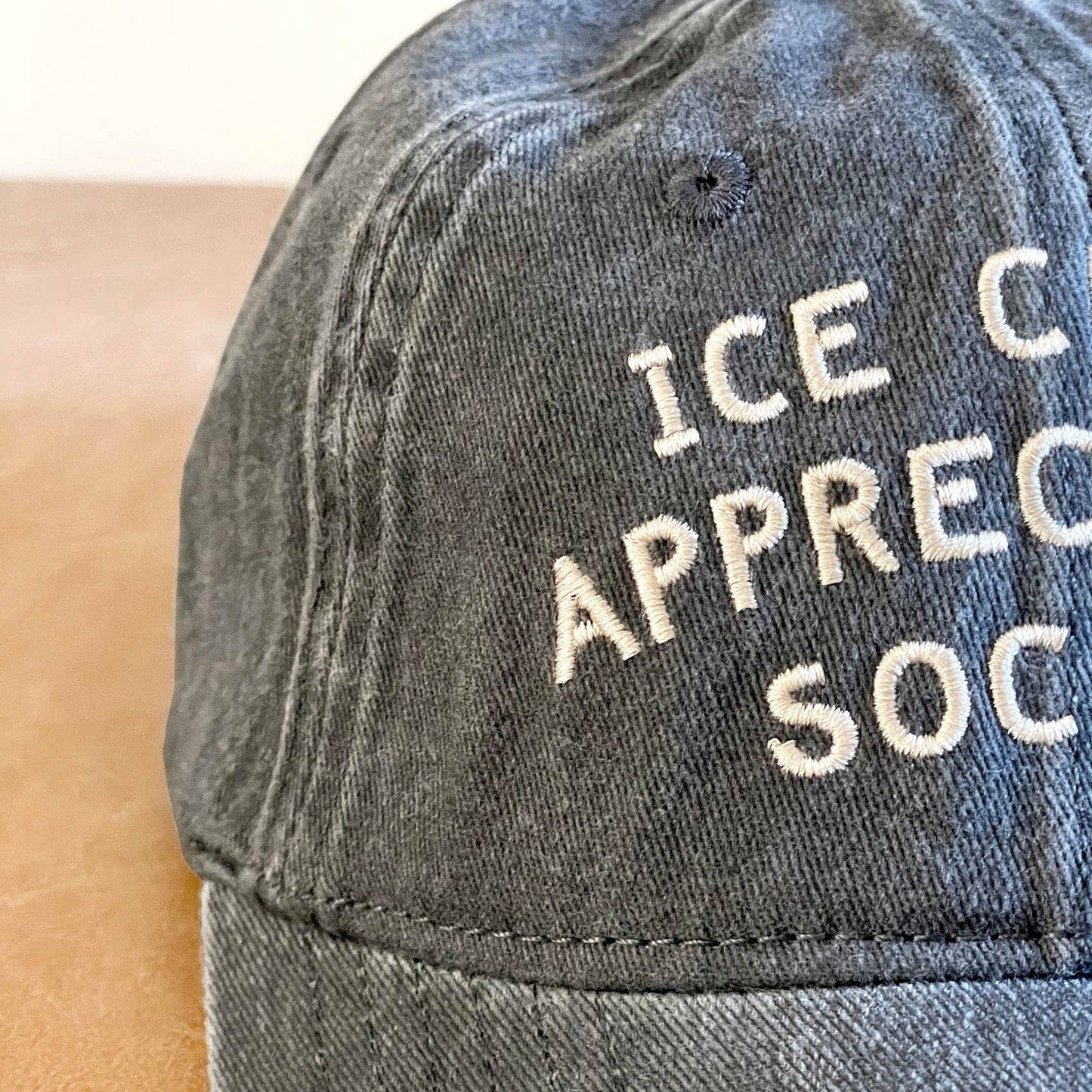 Ice Cream Appreciation Society - Cotton Baseball Cap - Jennie Dots