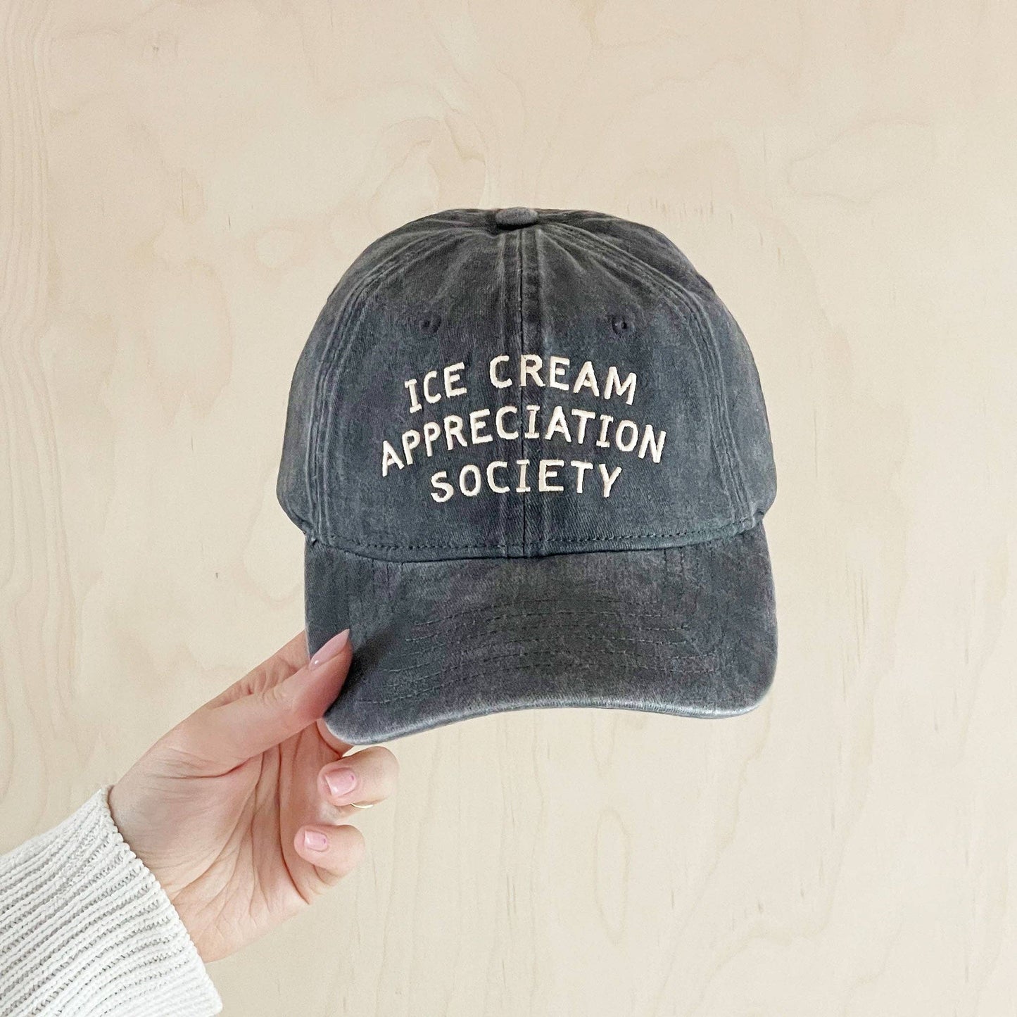 Ice Cream Appreciation Society - Cotton Baseball Cap - Jennie Dots
