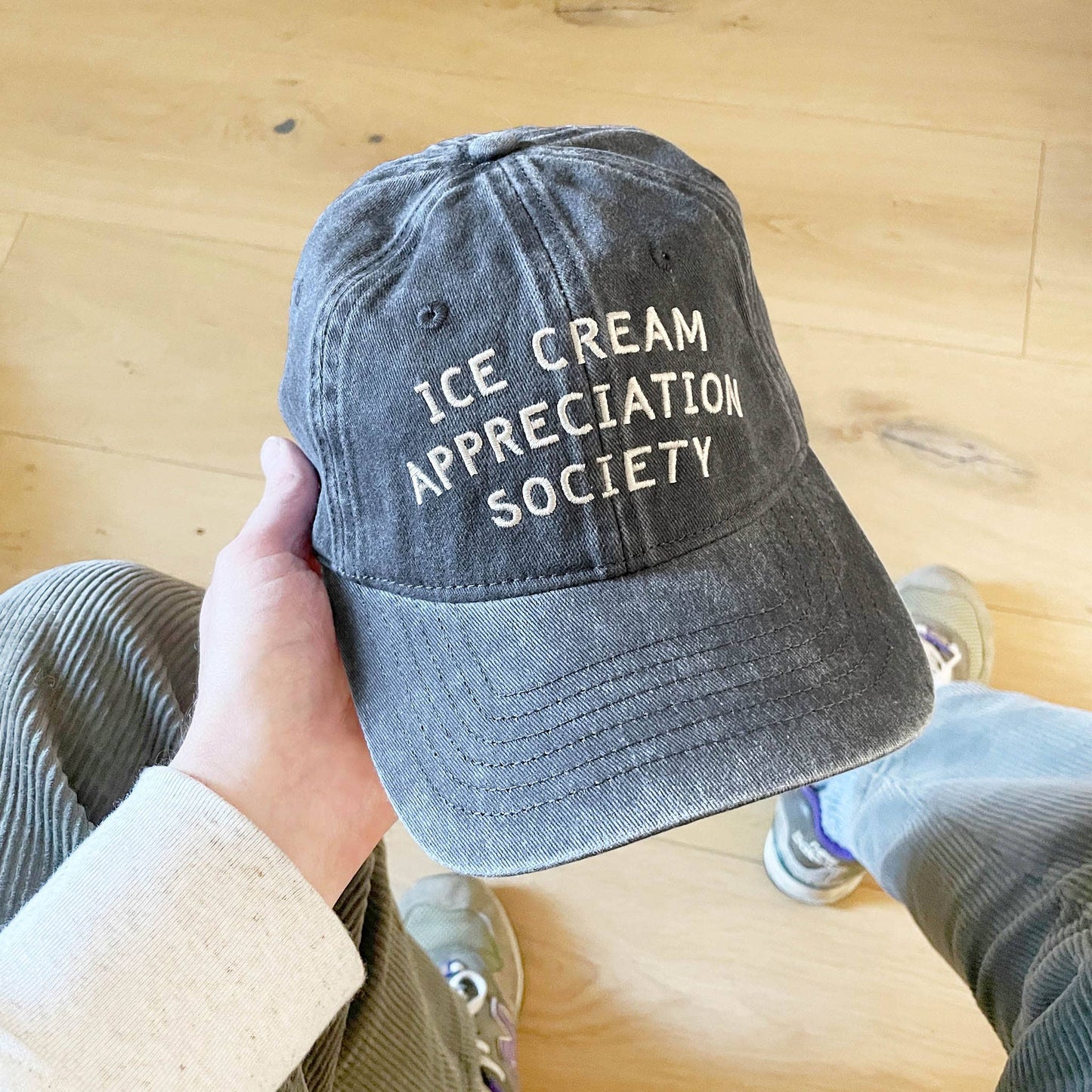 Ice Cream Appreciation Society - Cotton Baseball Cap - Jennie Dots