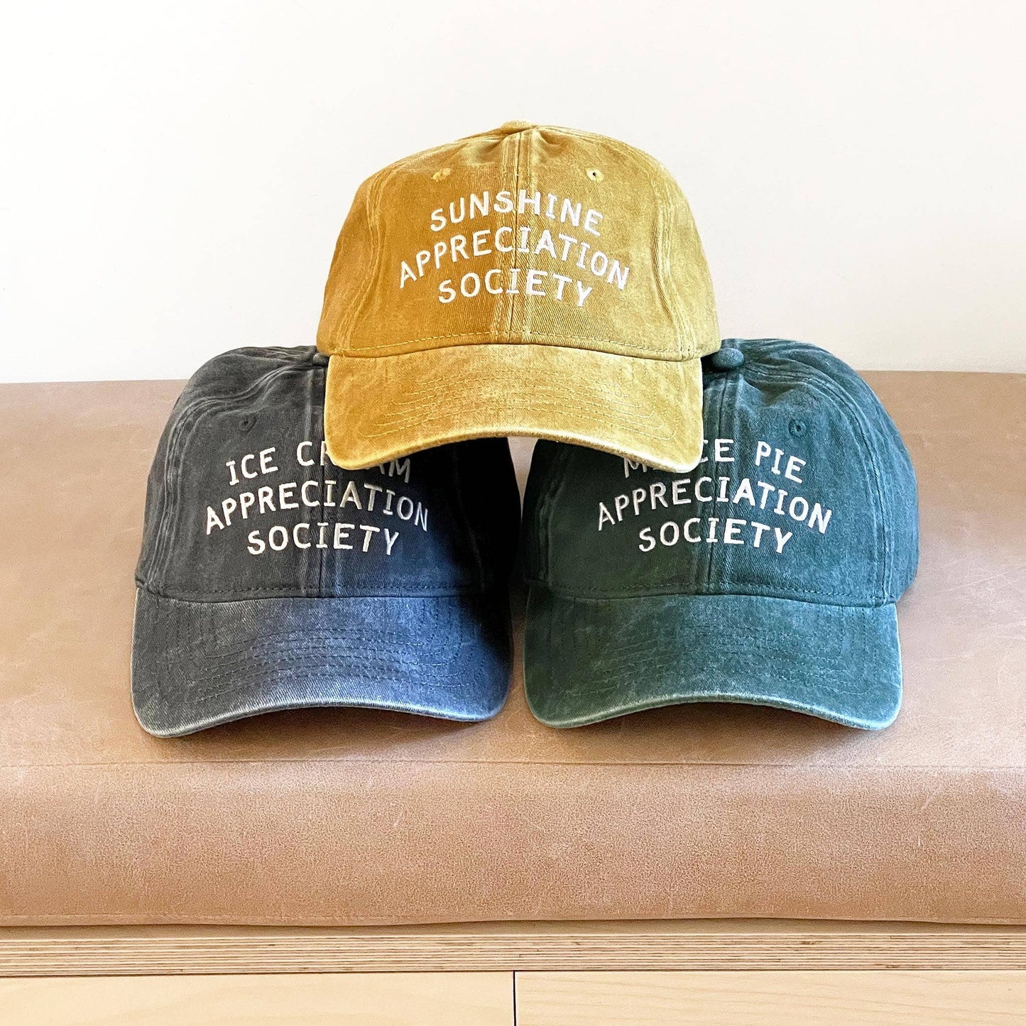 Ice Cream Appreciation Society - Cotton Baseball Cap - Jennie Dots