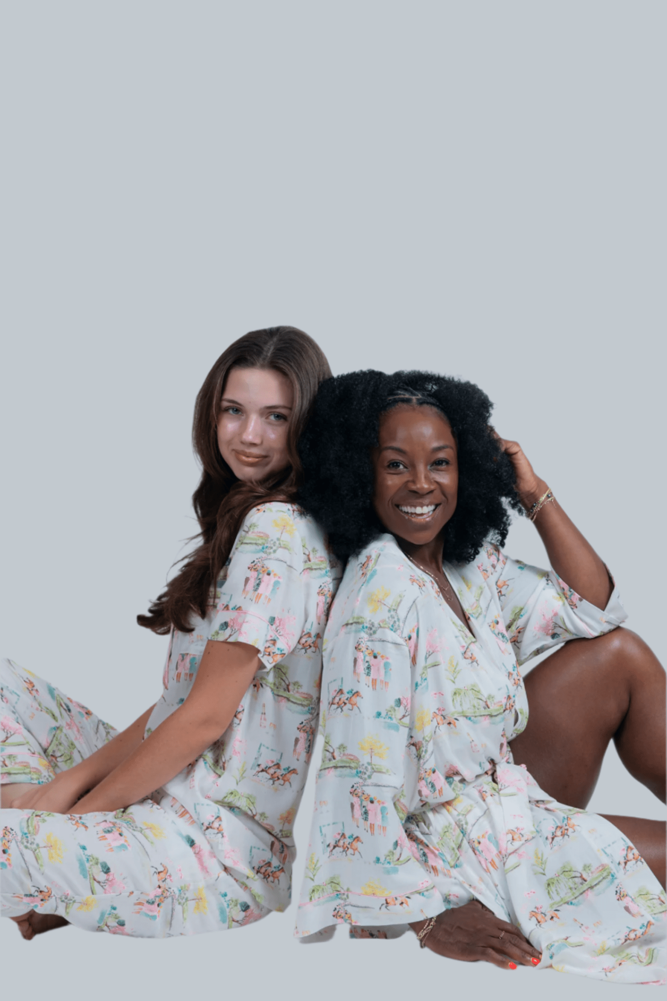 Imbali Charleston - Day at the Races 3/4 pant set - Jennie Dots