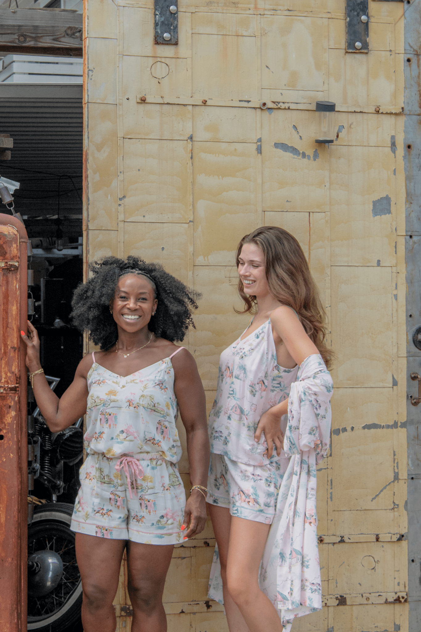 Imbali Charleston - Day at the Races Strappy Vest Short Set - Jennie Dots