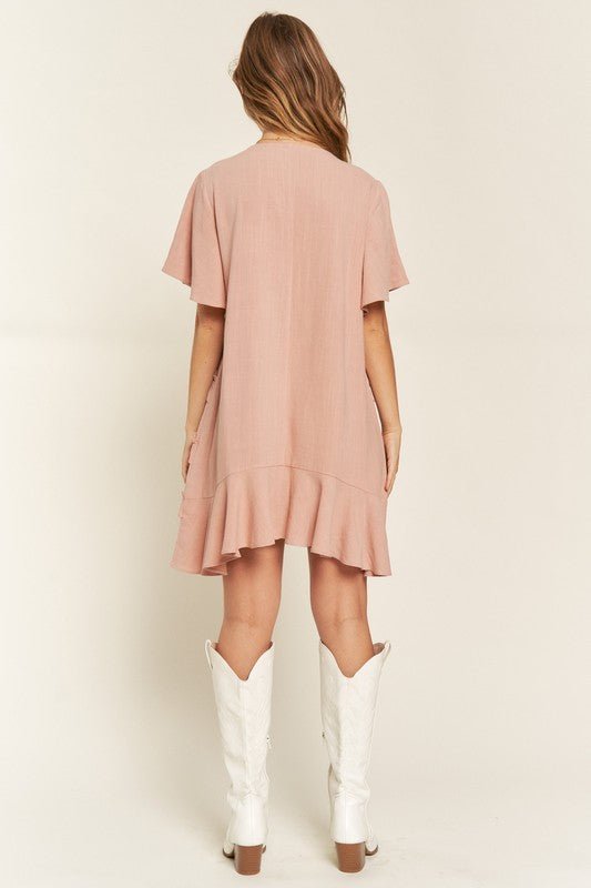 Jade by Jane Tiered Mini Ruffle Dress PLUS - Jennie Dots