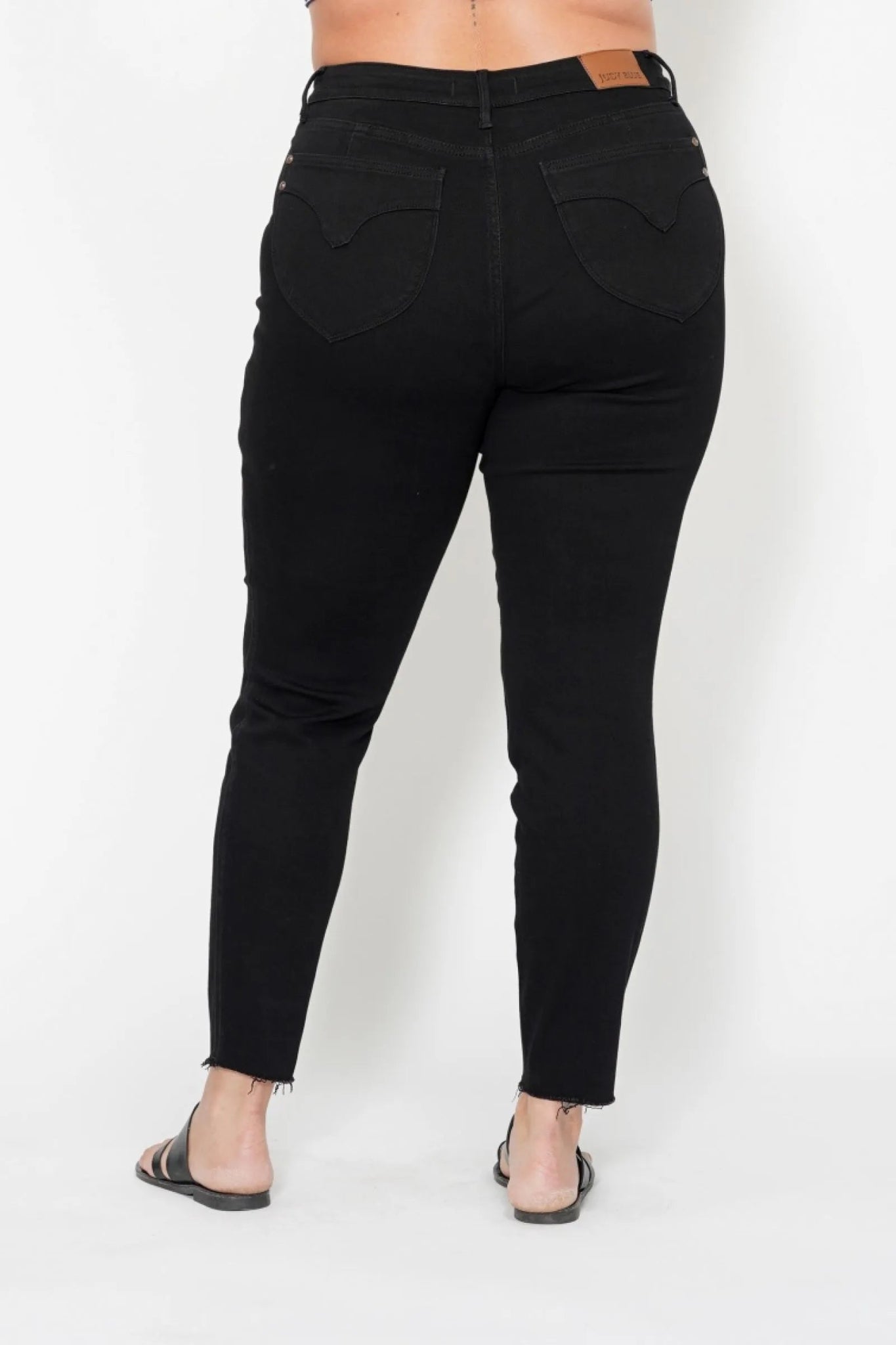 Judy Blue High Waisted Tummy Control Shield Pockets Skinny Jeans - Jennie Dots