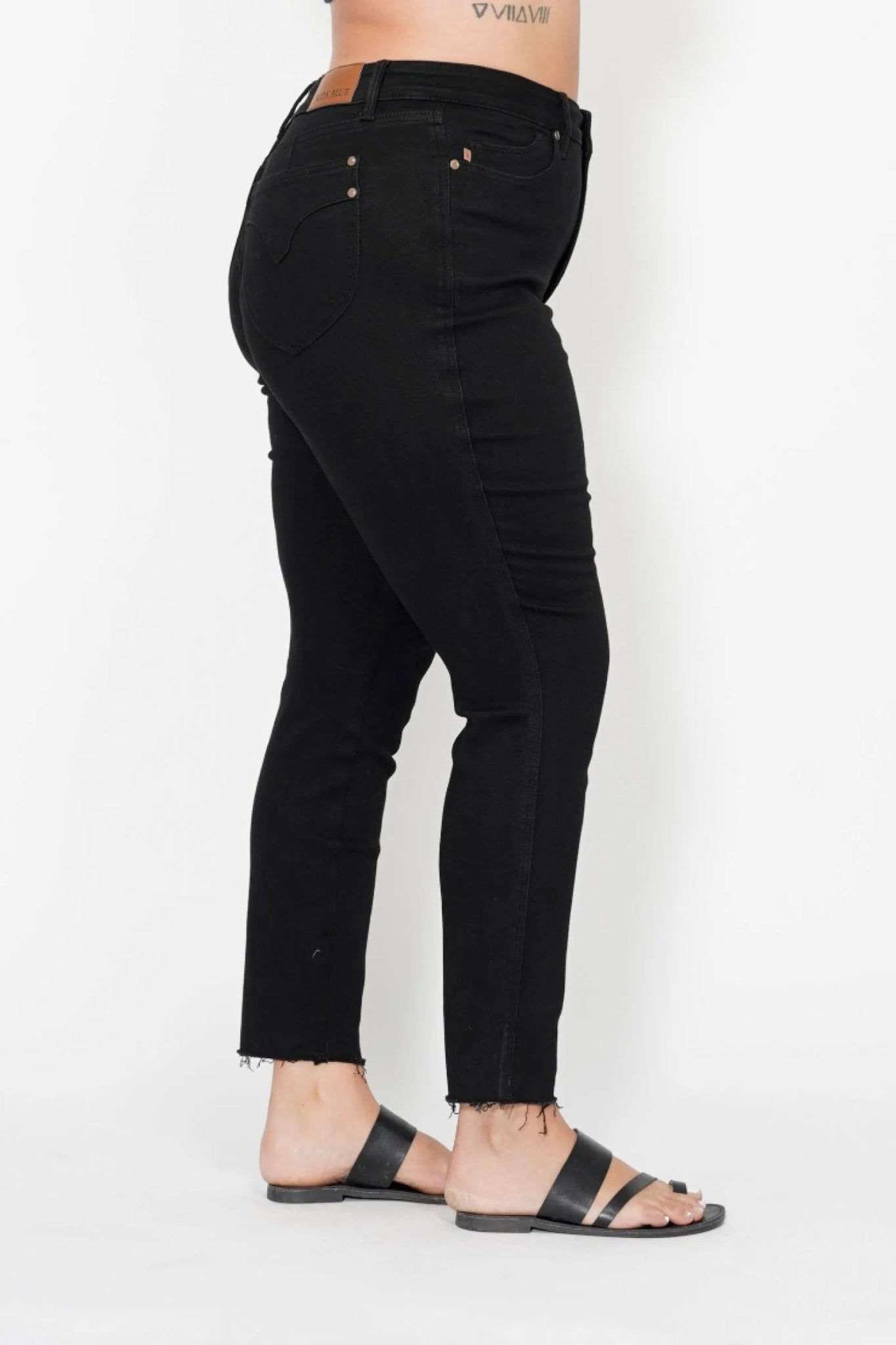 Judy Blue High Waisted Tummy Control Shield Pockets Skinny Jeans - Jennie Dots