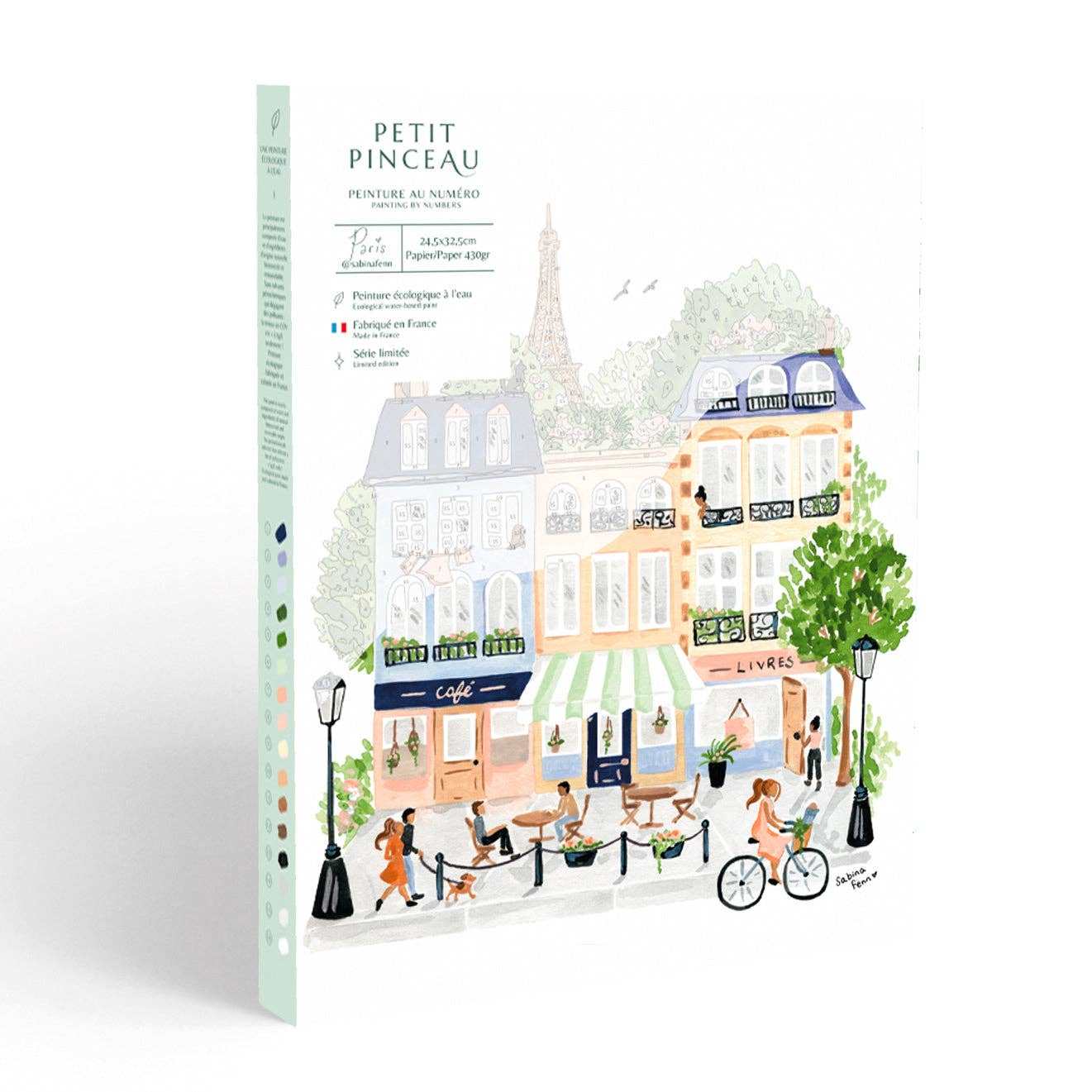 La Petite Épicerie - Paint by number kit - Paris illustration kit