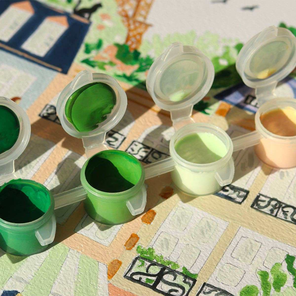 La Petite Épicerie - Paint by number kit - Paris - Jennie Dots